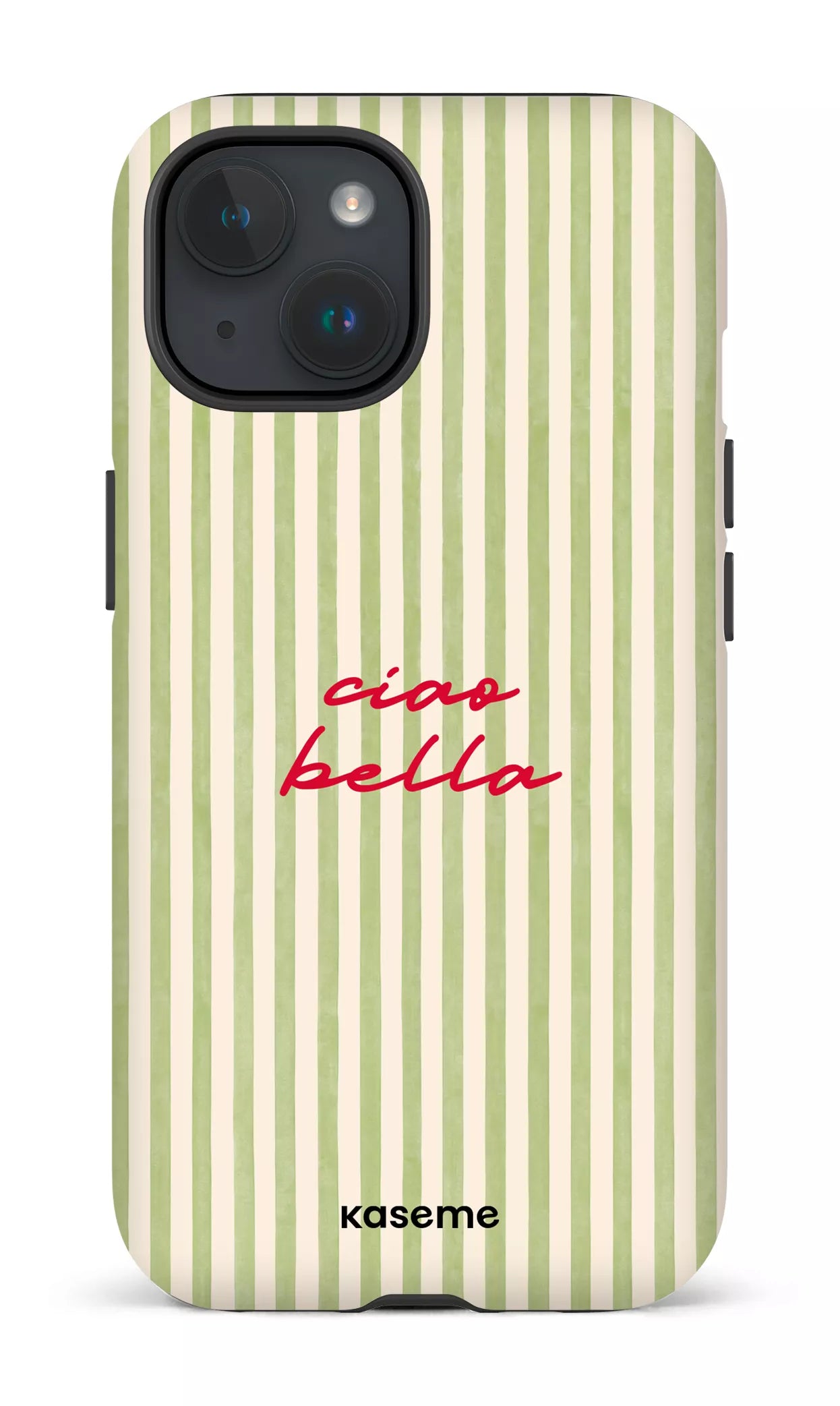 iPhone 15 Tough (Matte) Ciao Bella Green -