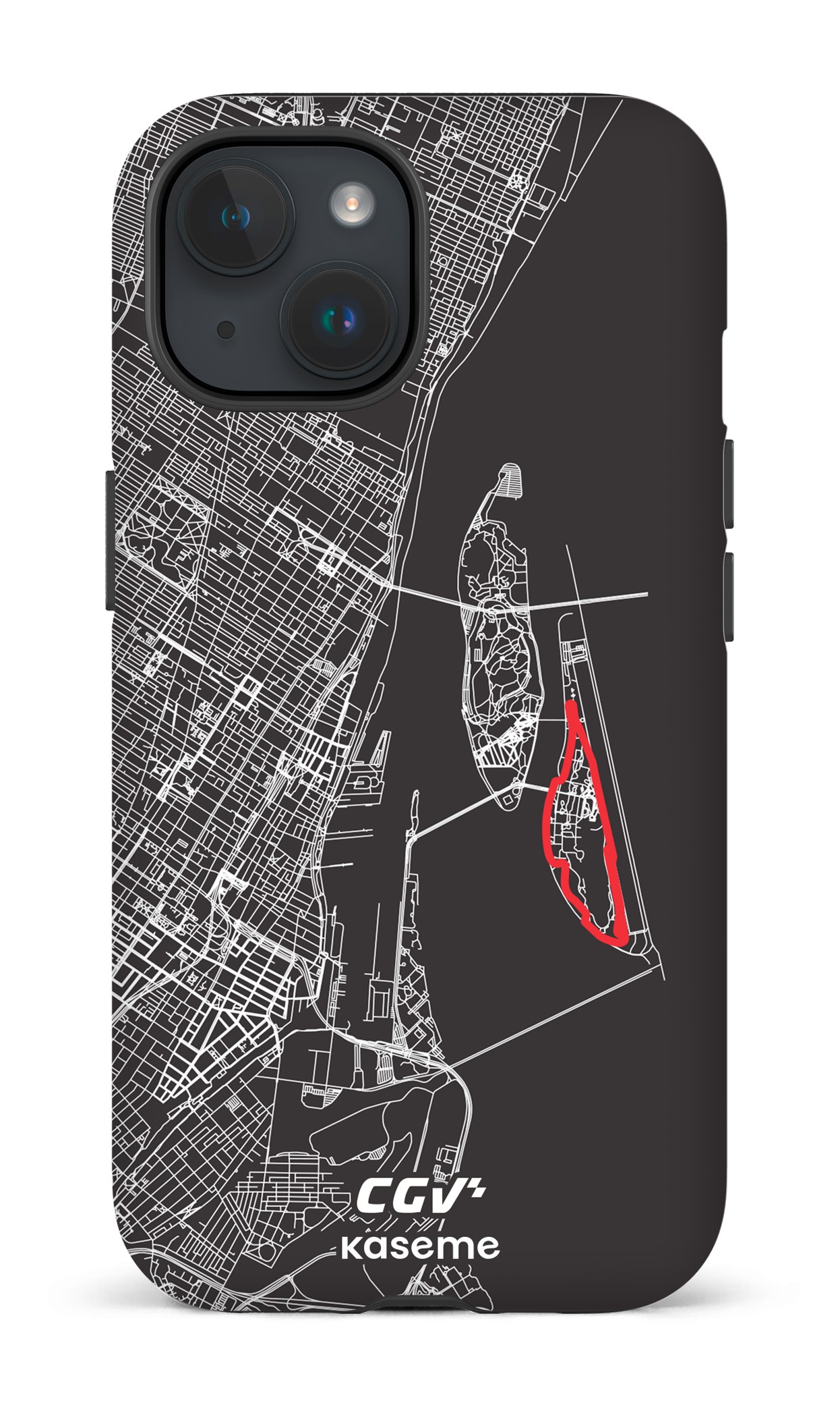 iPhone 15 Tough (Matte) Circuit Gilles-Villeneuve -