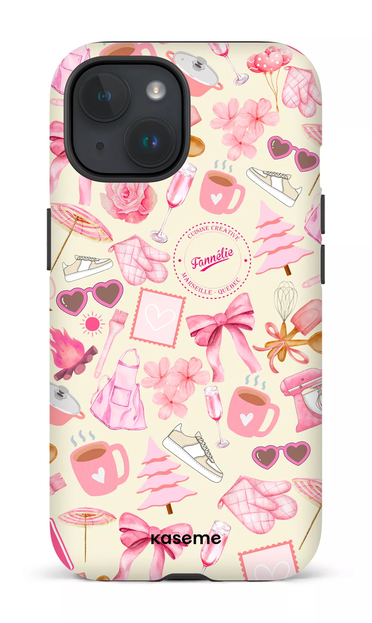 iPhone 15 Tough (Matte) Les icônes de Fannélie -