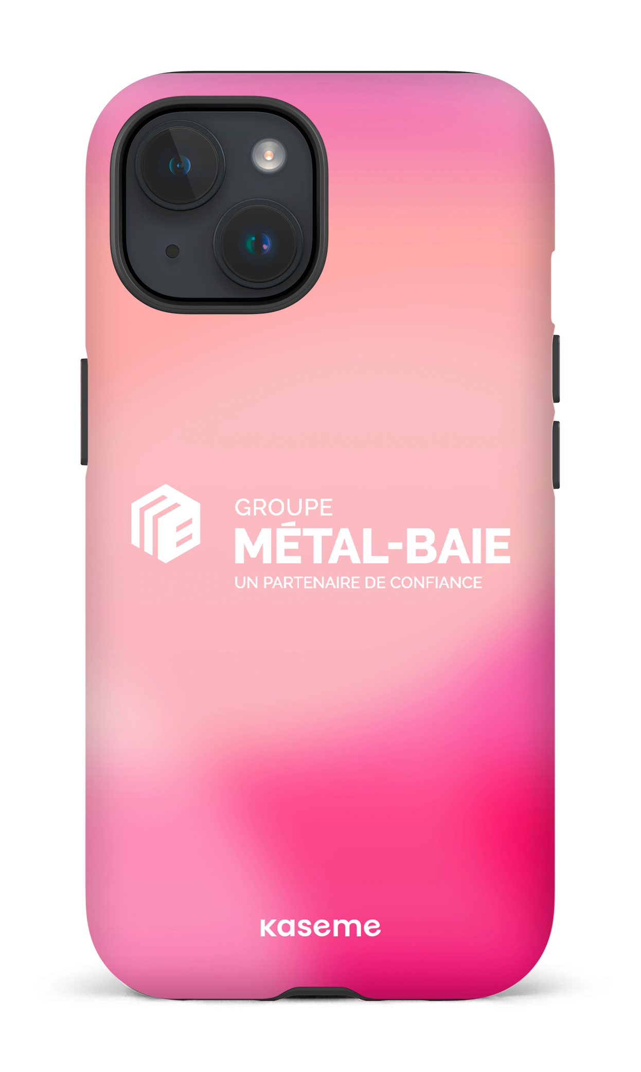 iPhone 15 Tough (Matte) Métal-Baie Tie-Dye -