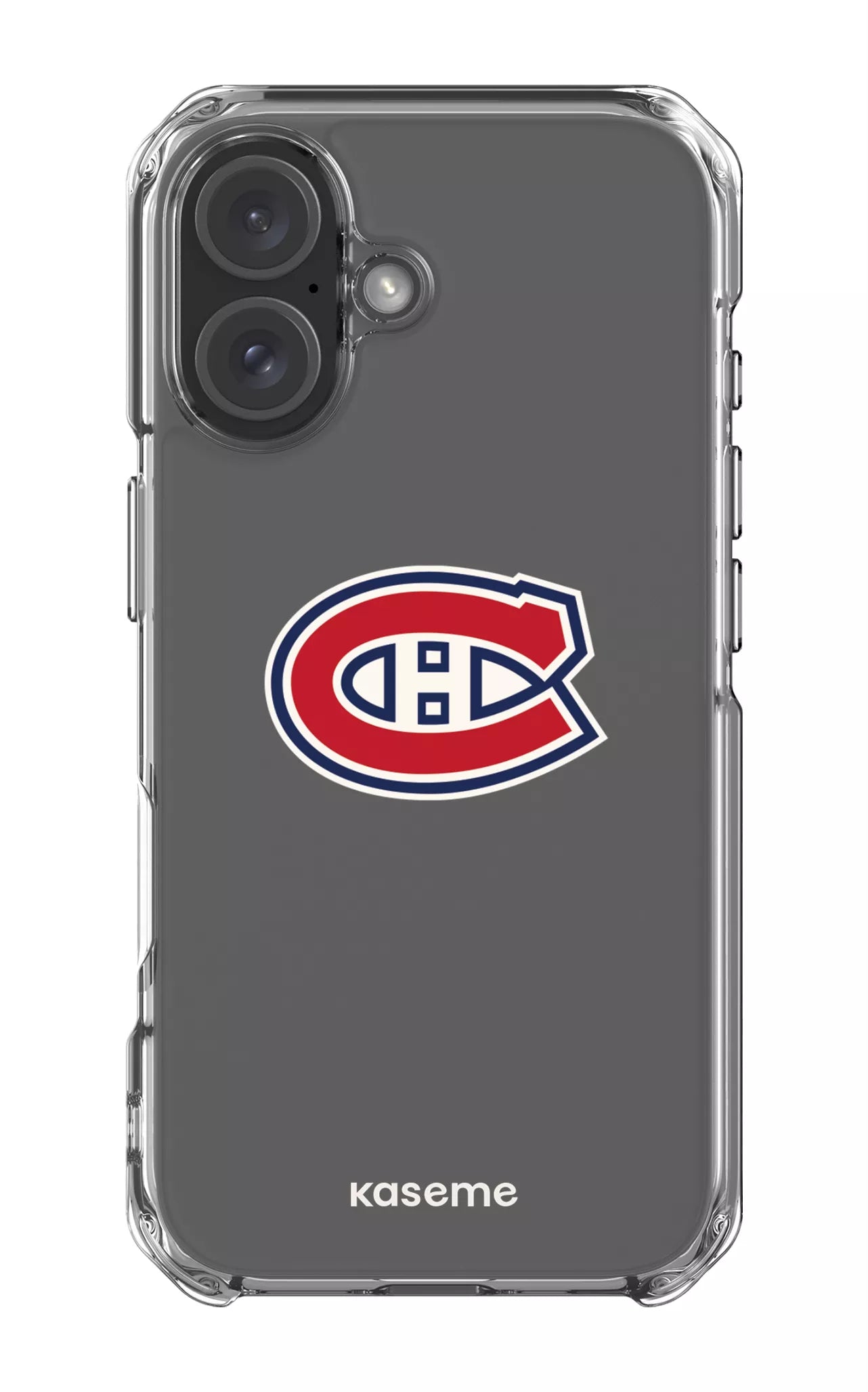 iPhone 16 Clear Case Canadiens Logo Clear -