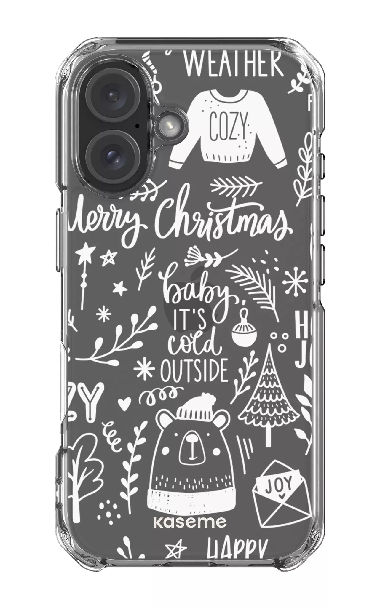 iPhone 16 Clear Case Cold Nights Clear Case -