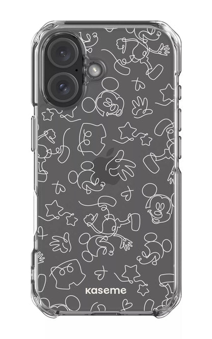 iPhone 16 Clear Case Doodle Clear Case -