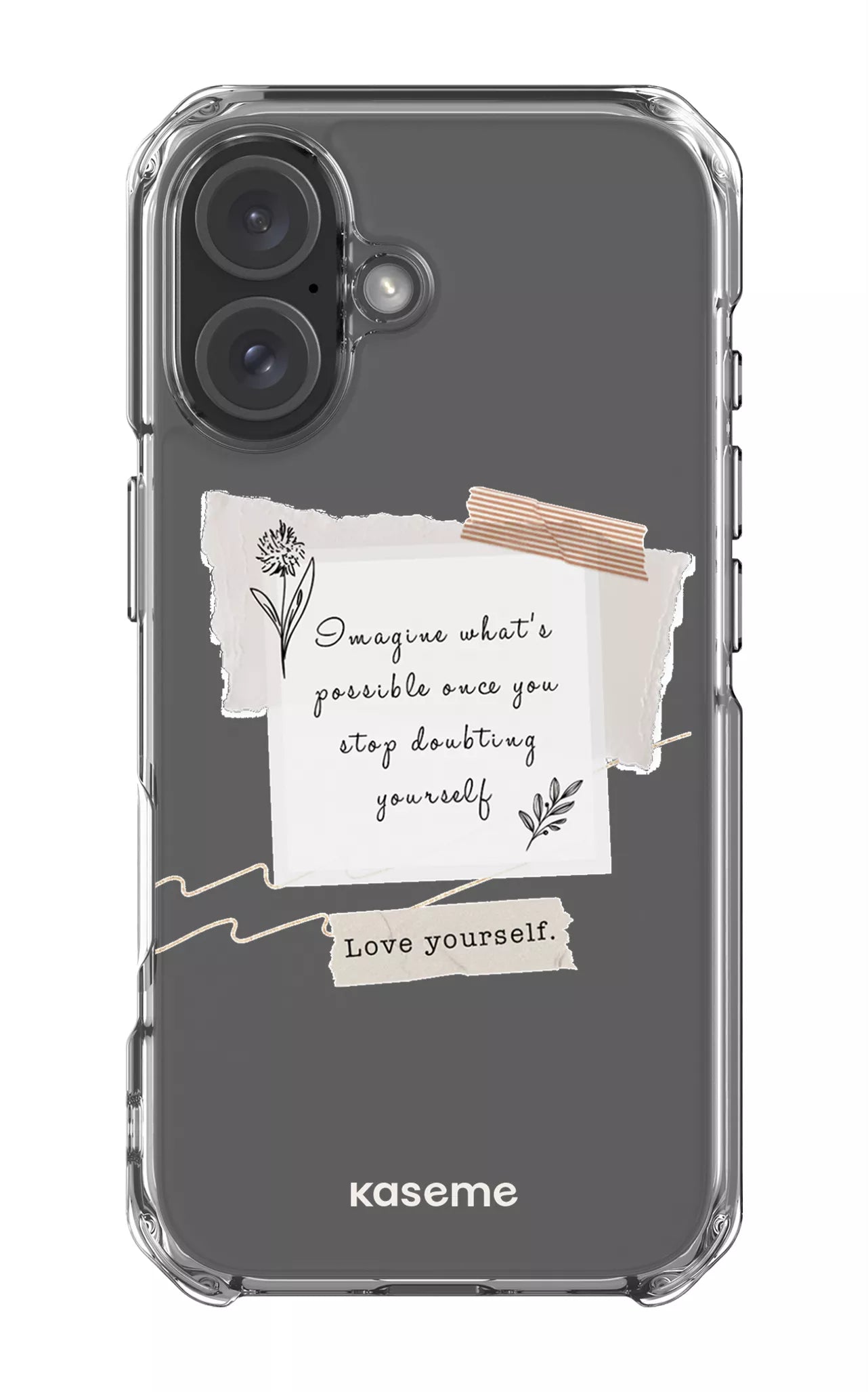 iPhone 16 Clear Case Faith Clear Case -