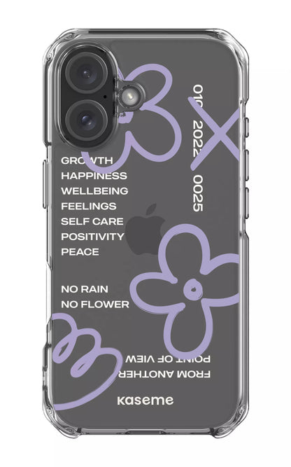 iPhone 16 Clear Case Feelings purple Clear Case -