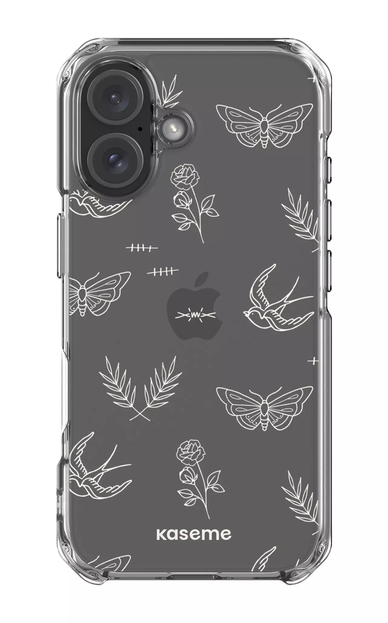 iPhone 16 Clear Case Ink white Clear Case -