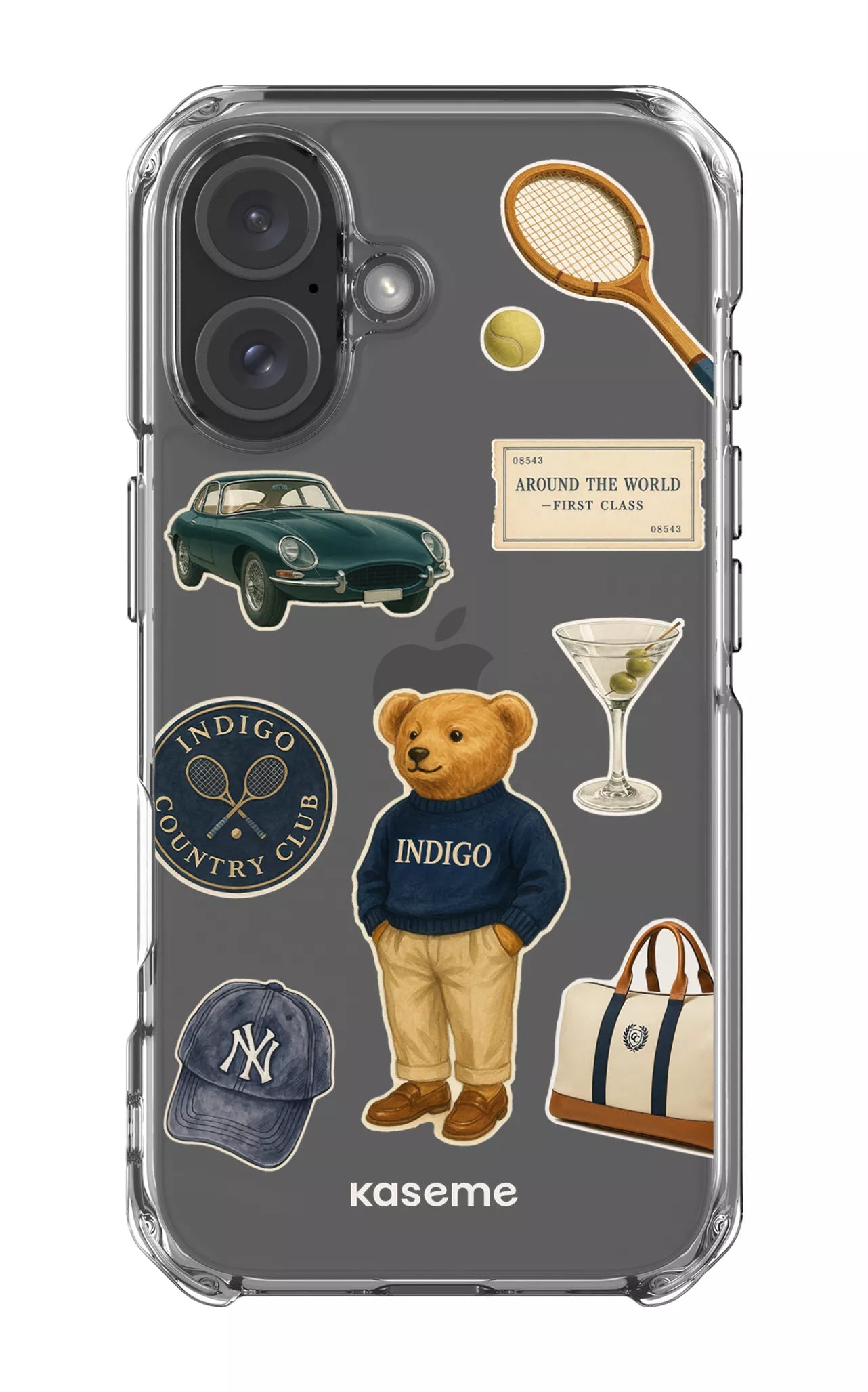 iPhone 16 Clear Case Kingsley Clear Case -