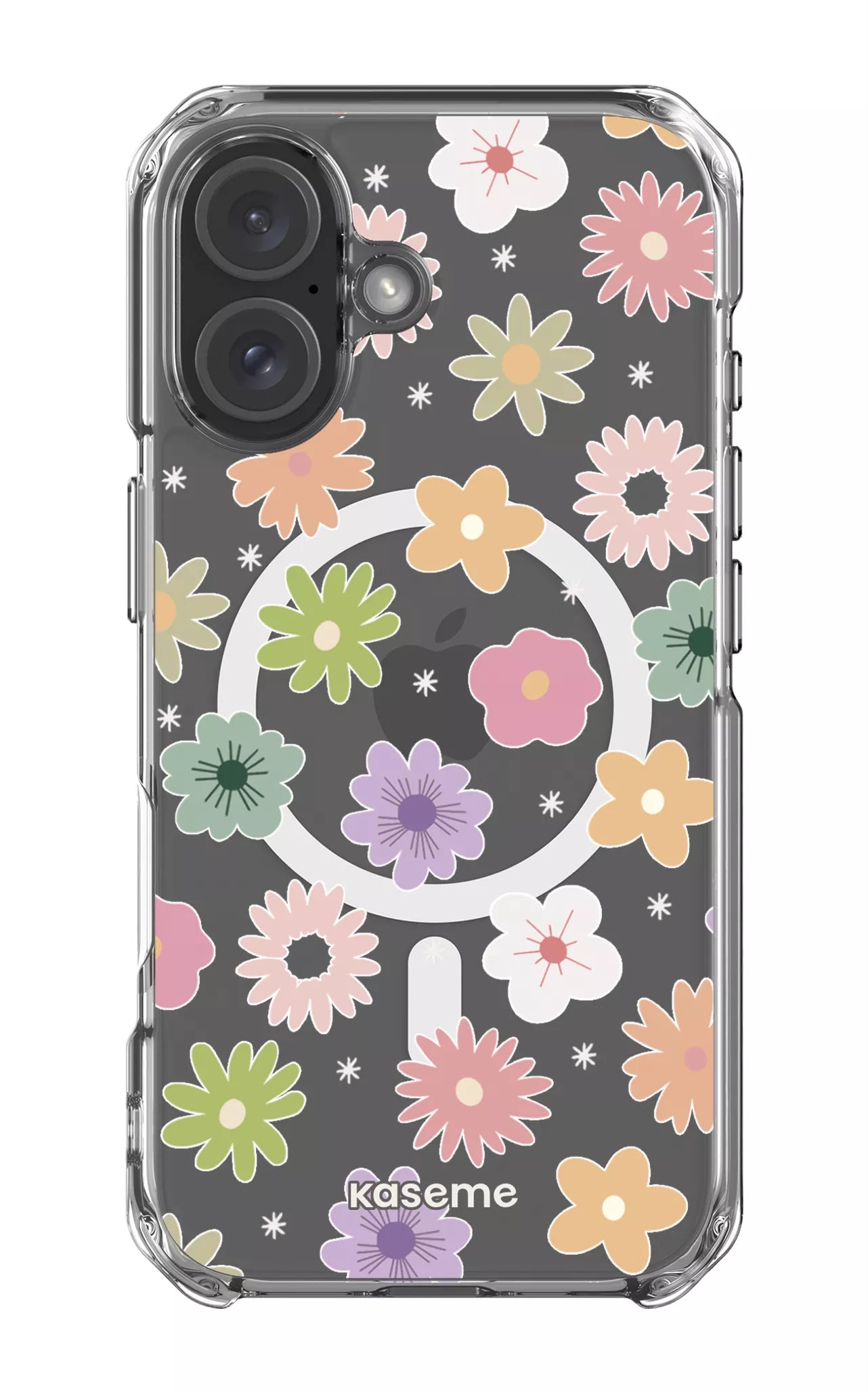 iPhone 16 Clear Case Magsafe Adore small Clear Case -