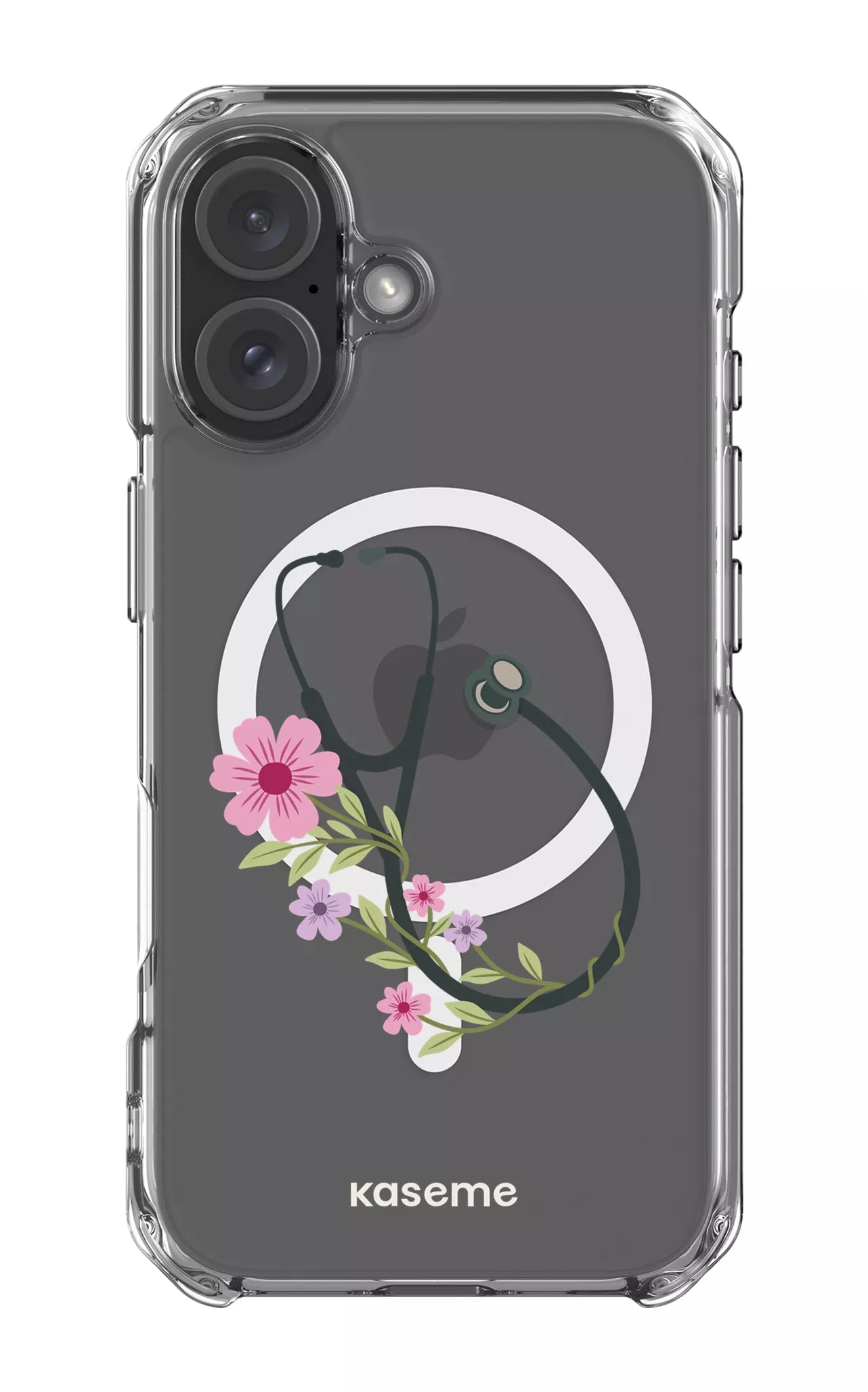 iPhone 16 Clear Case Magsafe Blossom Beat Clear Case -
