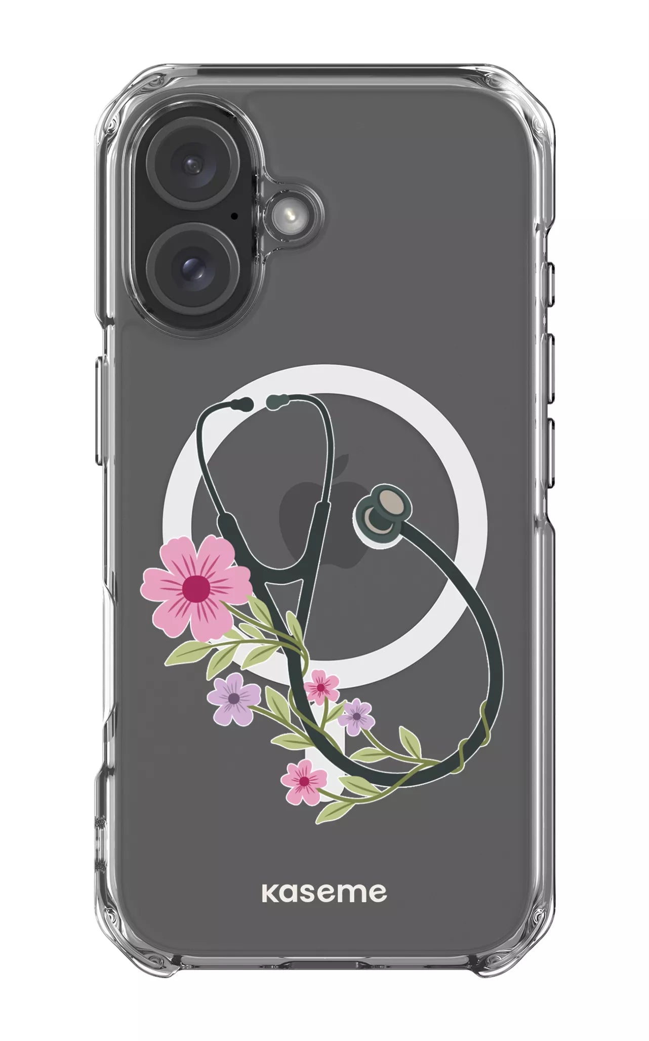 iPhone 16 Clear Case Magsafe Blossom Beat Clear Case -