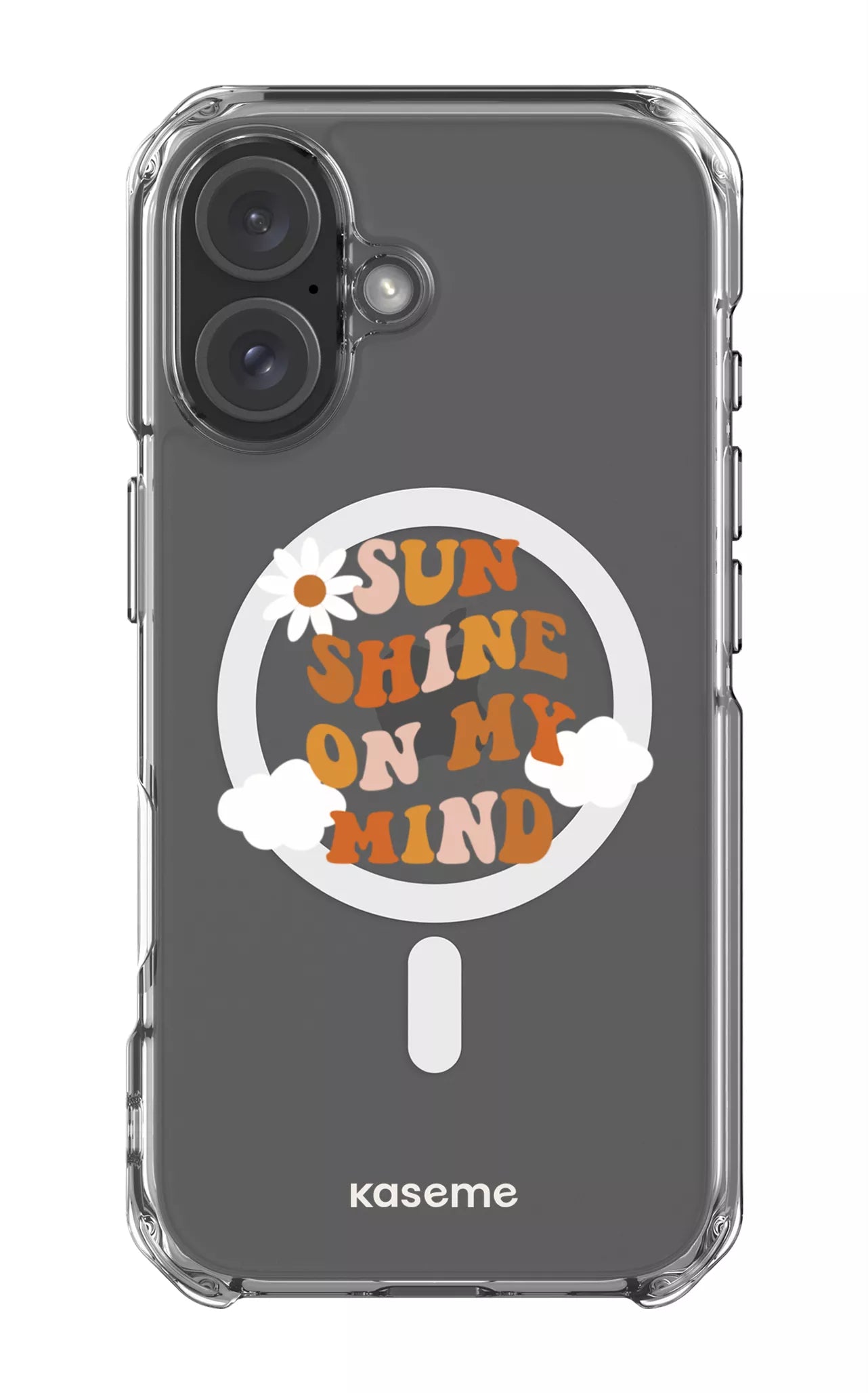iPhone 16 Clear Case Magsafe Cheerful Clear Case -