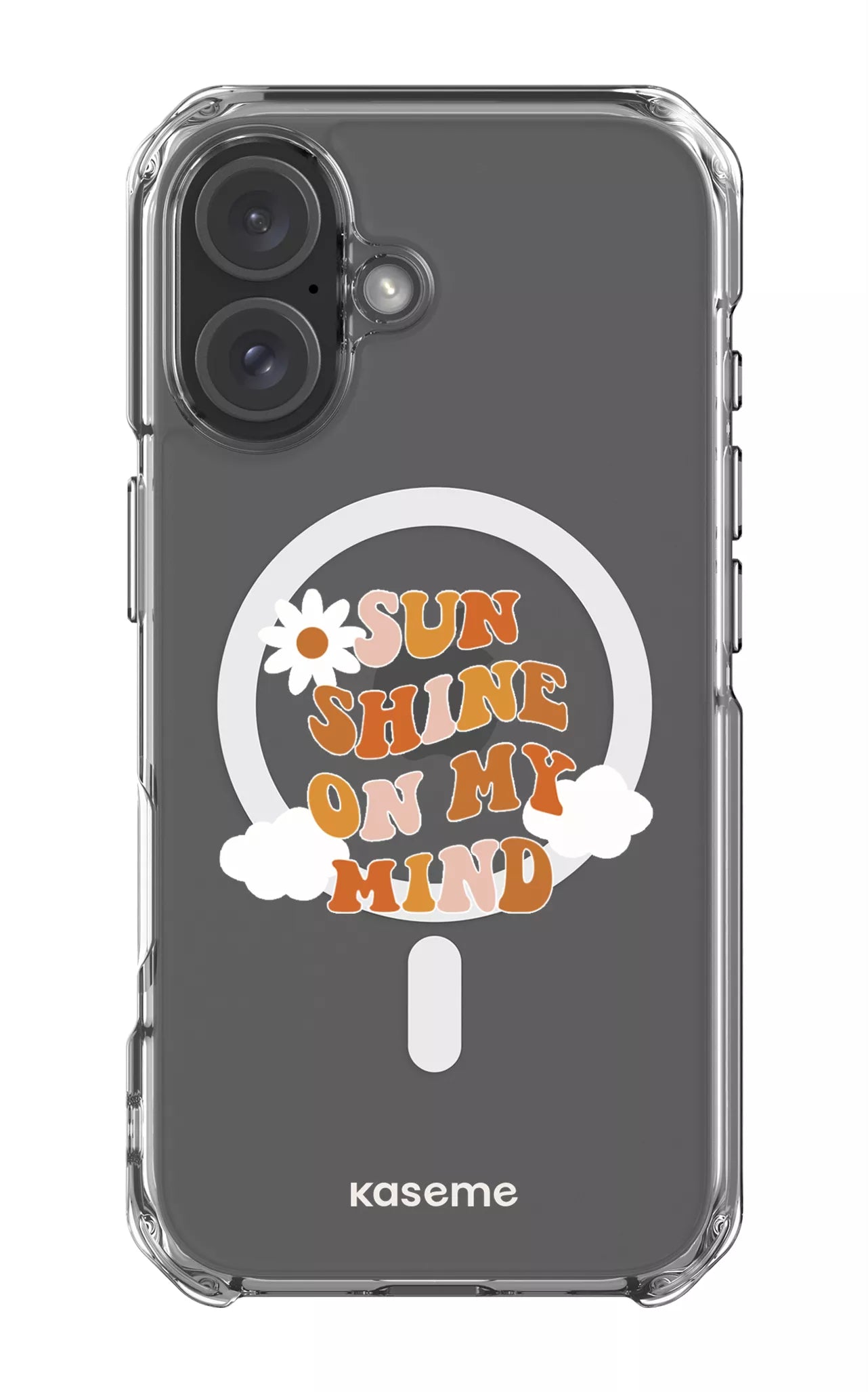 iPhone 16 Clear Case Magsafe Cheerful Clear Case -