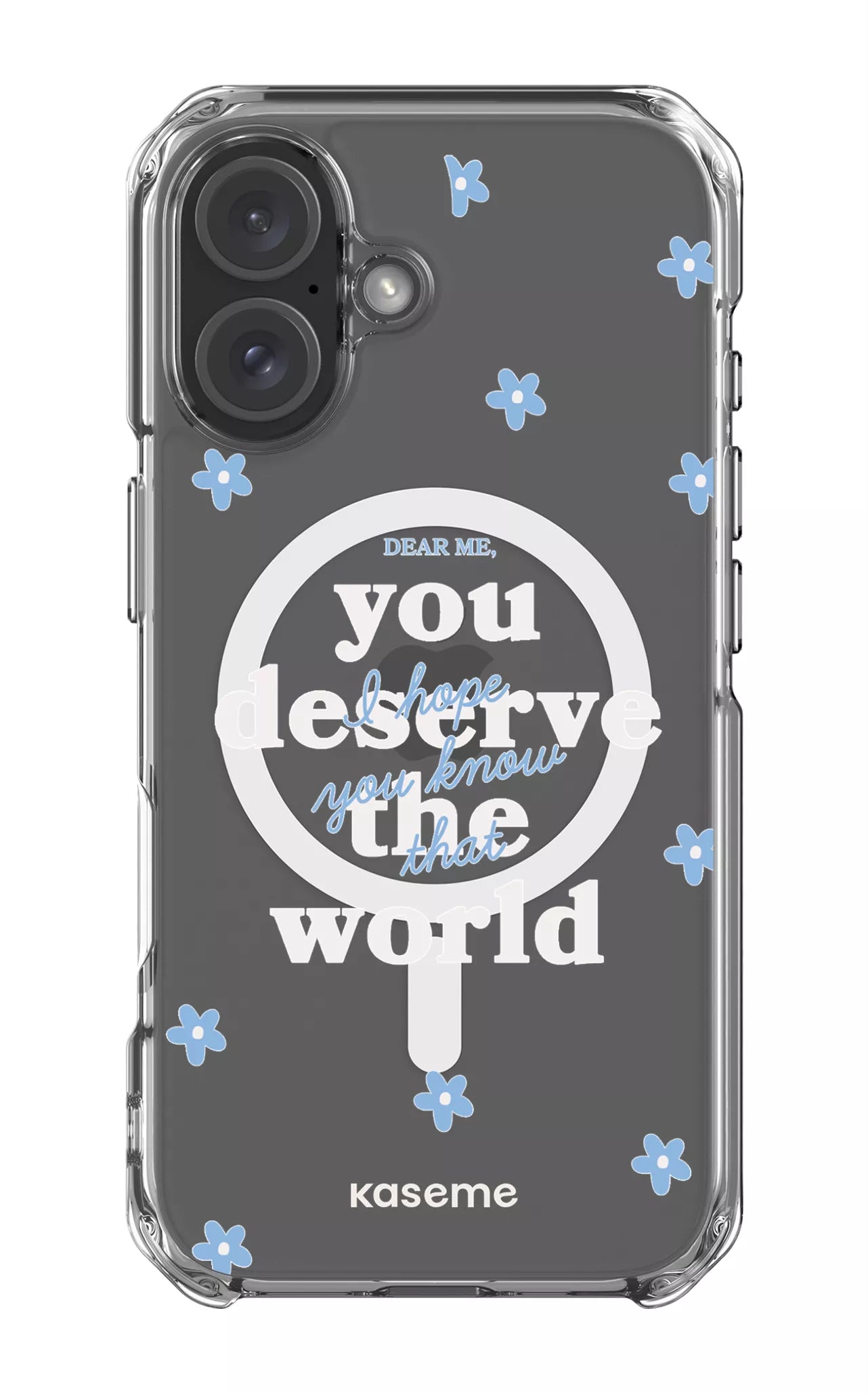 iPhone 16 Clear Case Magsafe Dear Me Clear Case -