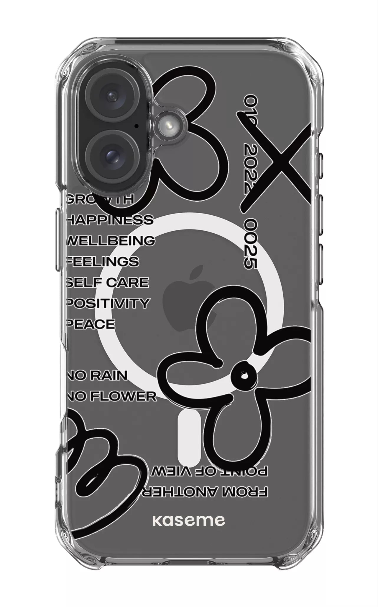 iPhone 16 Clear Case Magsafe Feelings black Clear Case -