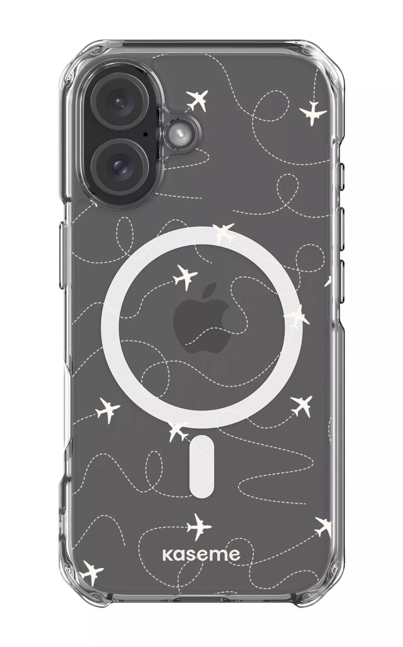 iPhone 16 Clear Case Magsafe Globetrotter Clear Case -