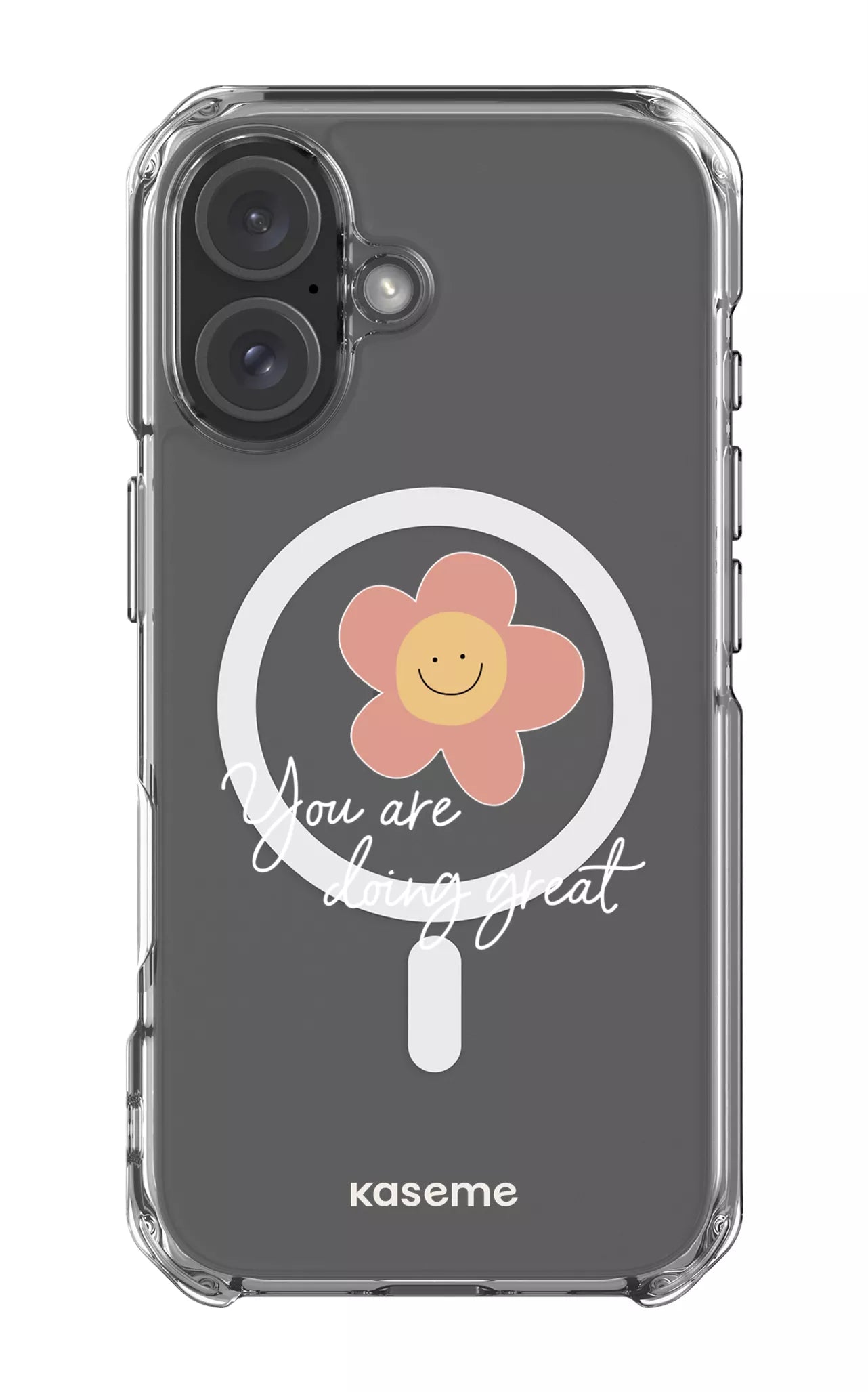 iPhone 16 Clear Case Magsafe Keep going Clear Case -