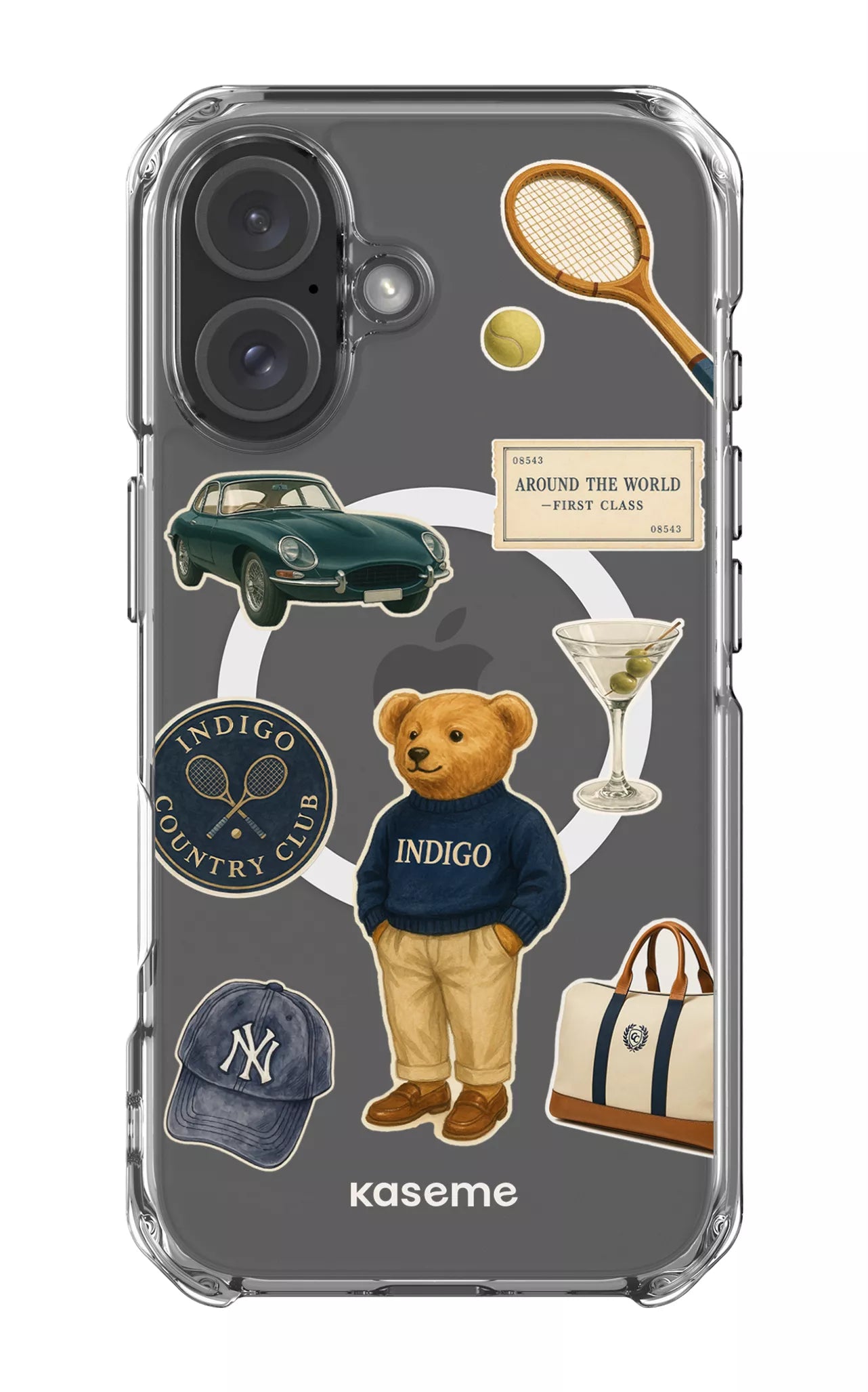 iPhone 16 Clear Case Magsafe Kingsley Clear Case -