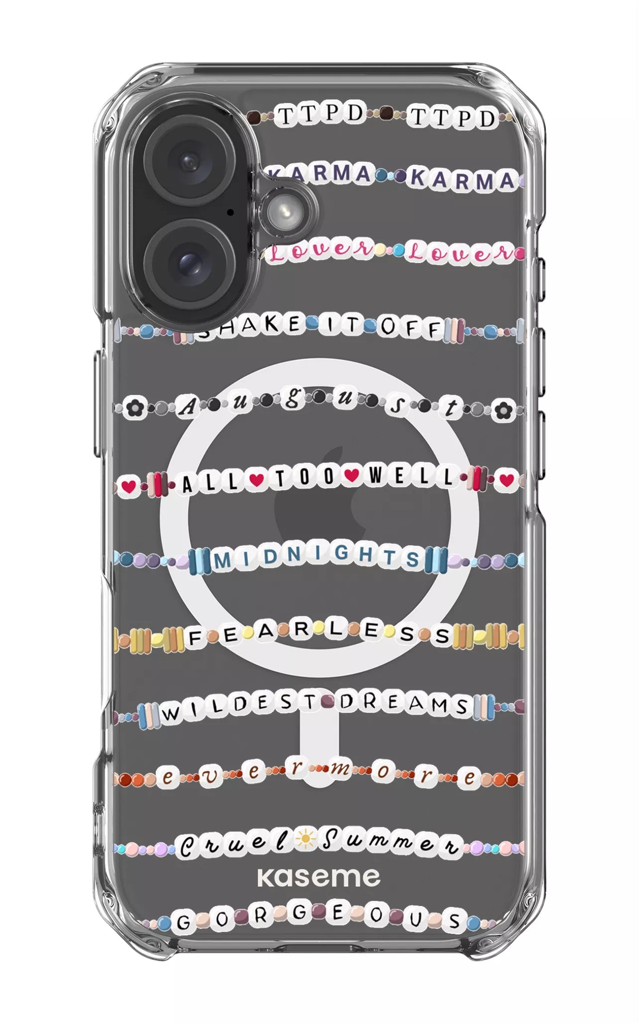 iPhone 16 Clear Case Magsafe Love Story Clear Case -