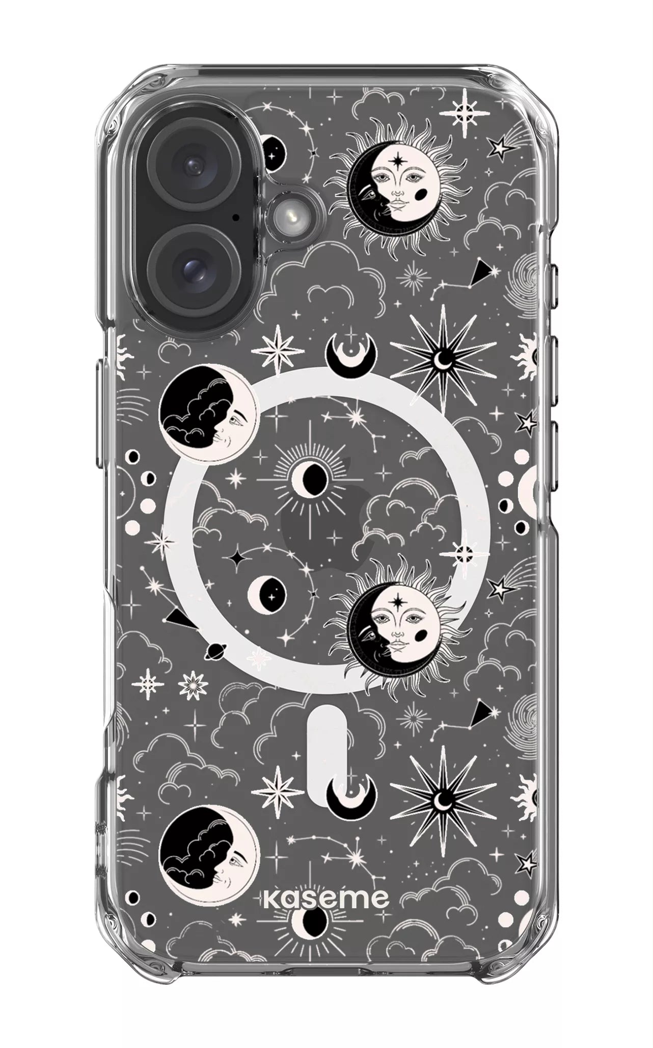 iPhone 16 Clear Case Magsafe Milky Way White Clear Case -