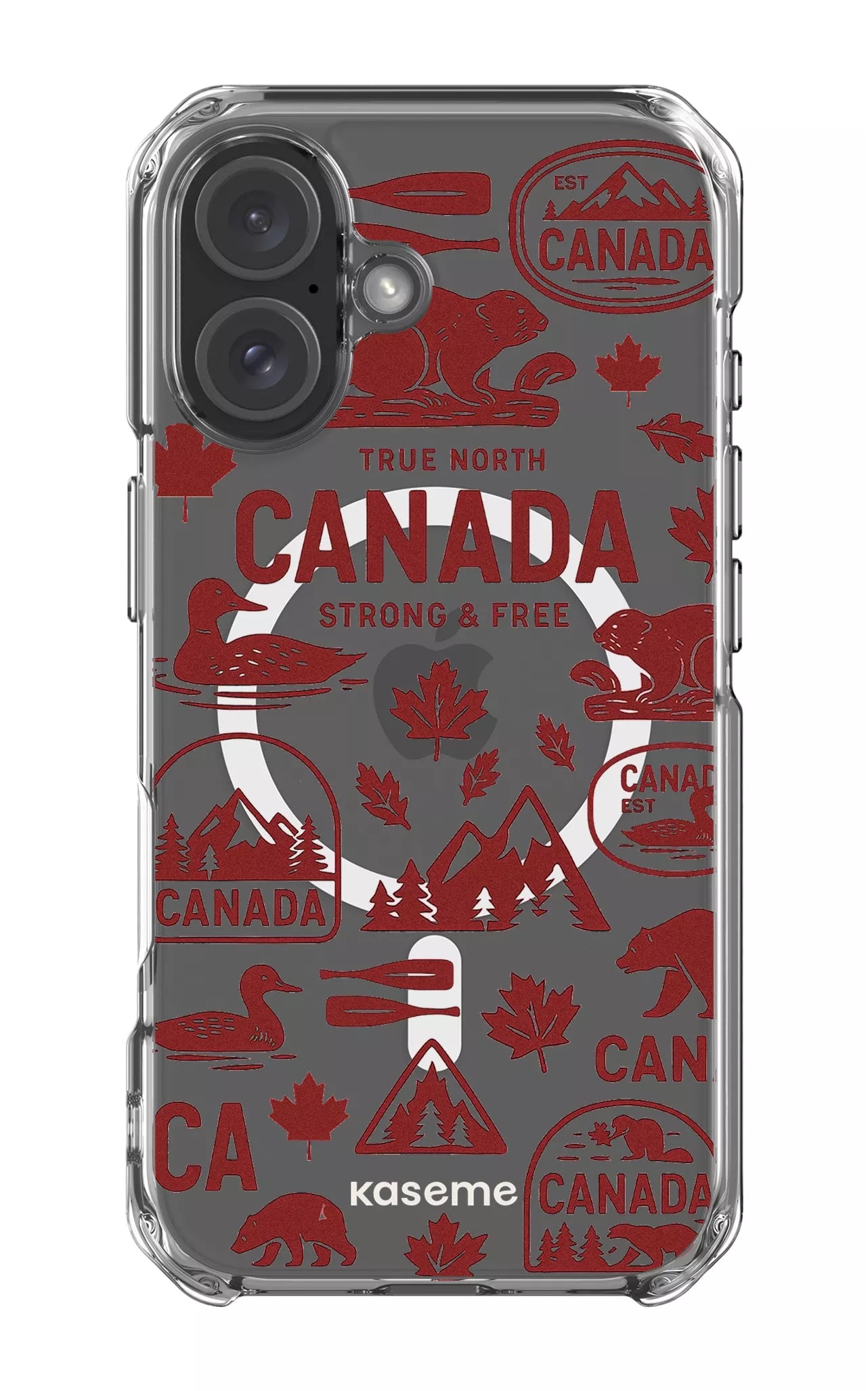 iPhone 16 Clear Case Magsafe Oh Canada Clear Case -