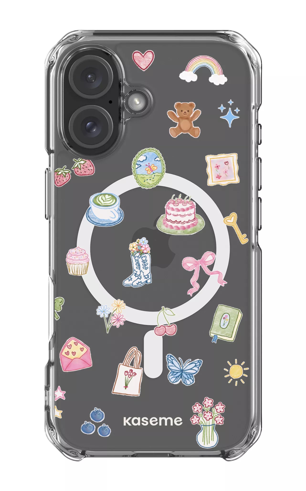 iPhone 16 Clear Case Magsafe Poetry Clear Case -