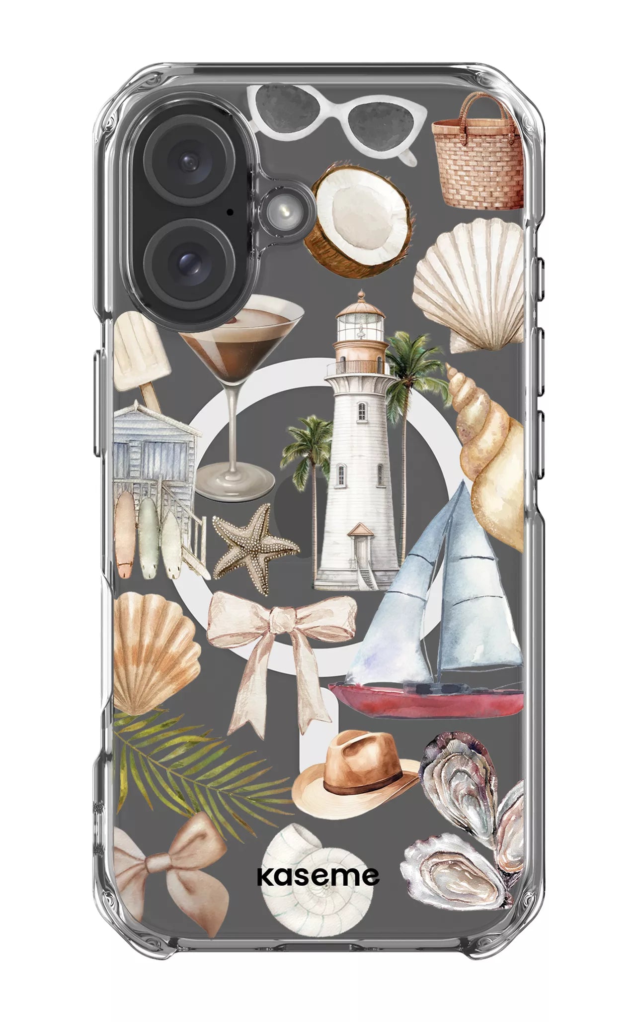 iPhone 16 Clear Case Magsafe Riviera Clear Case -