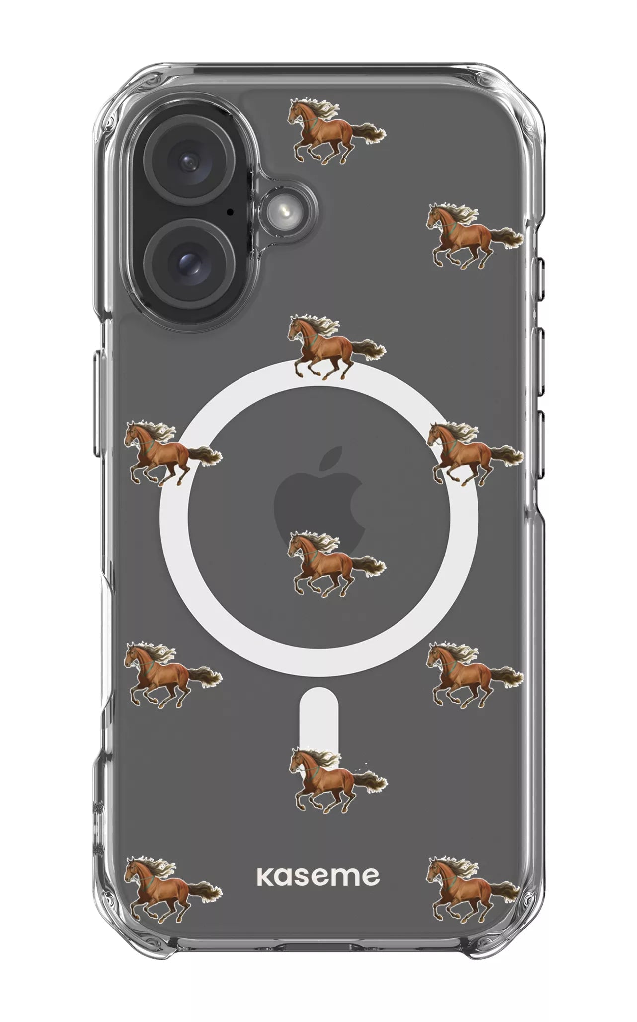 iPhone 16 Clear Case Magsafe Saddle Clear Case -