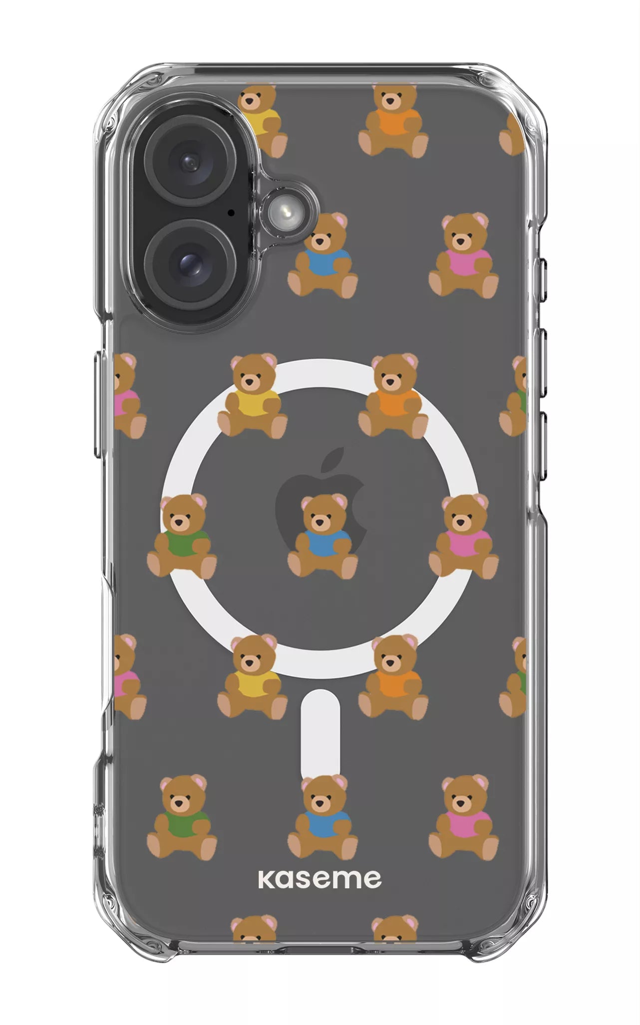 iPhone 16 Clear Case Magsafe Teddy Clear Case -
