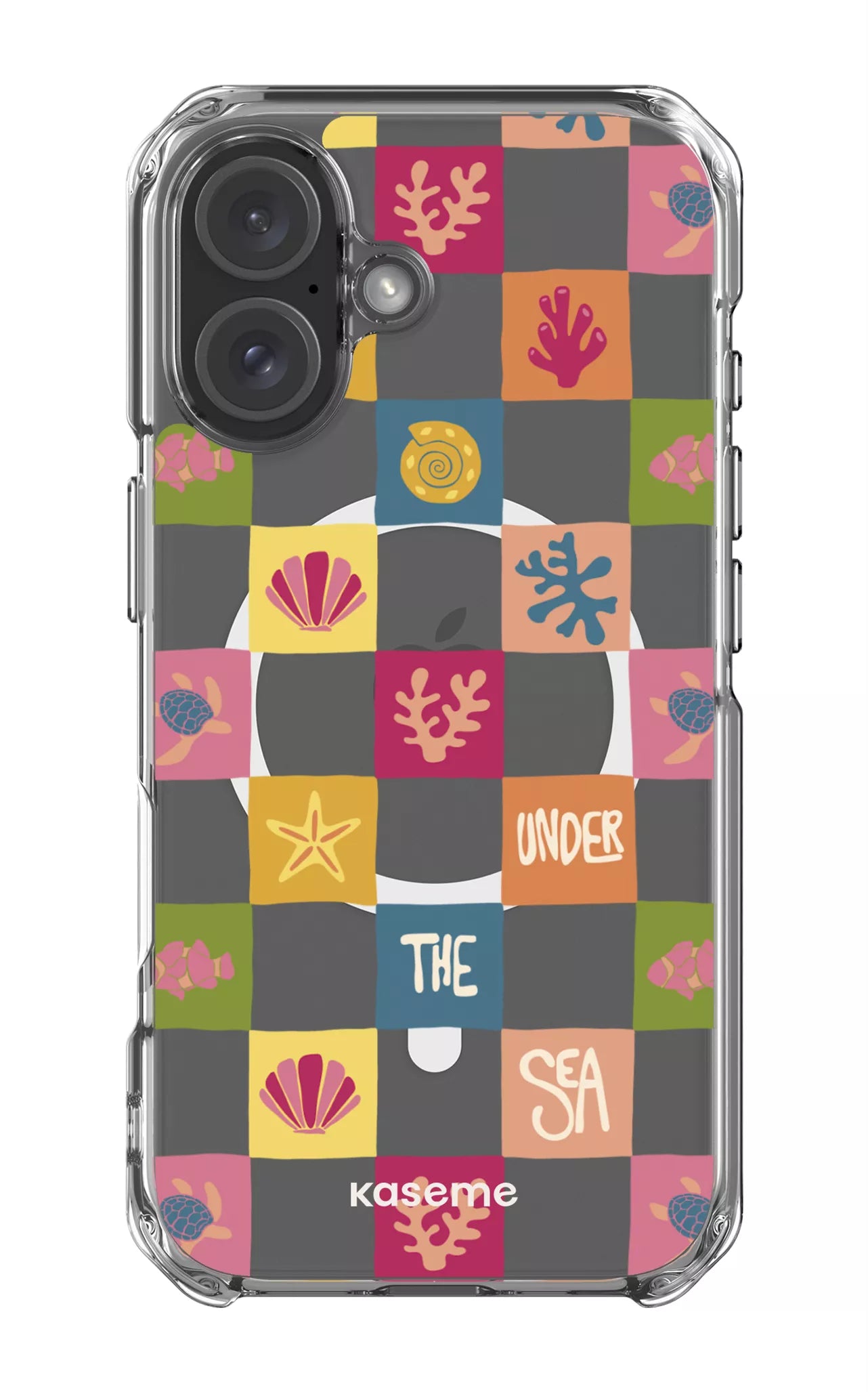 iPhone 16 Clear Case Magsafe Under the sea Clear Case -