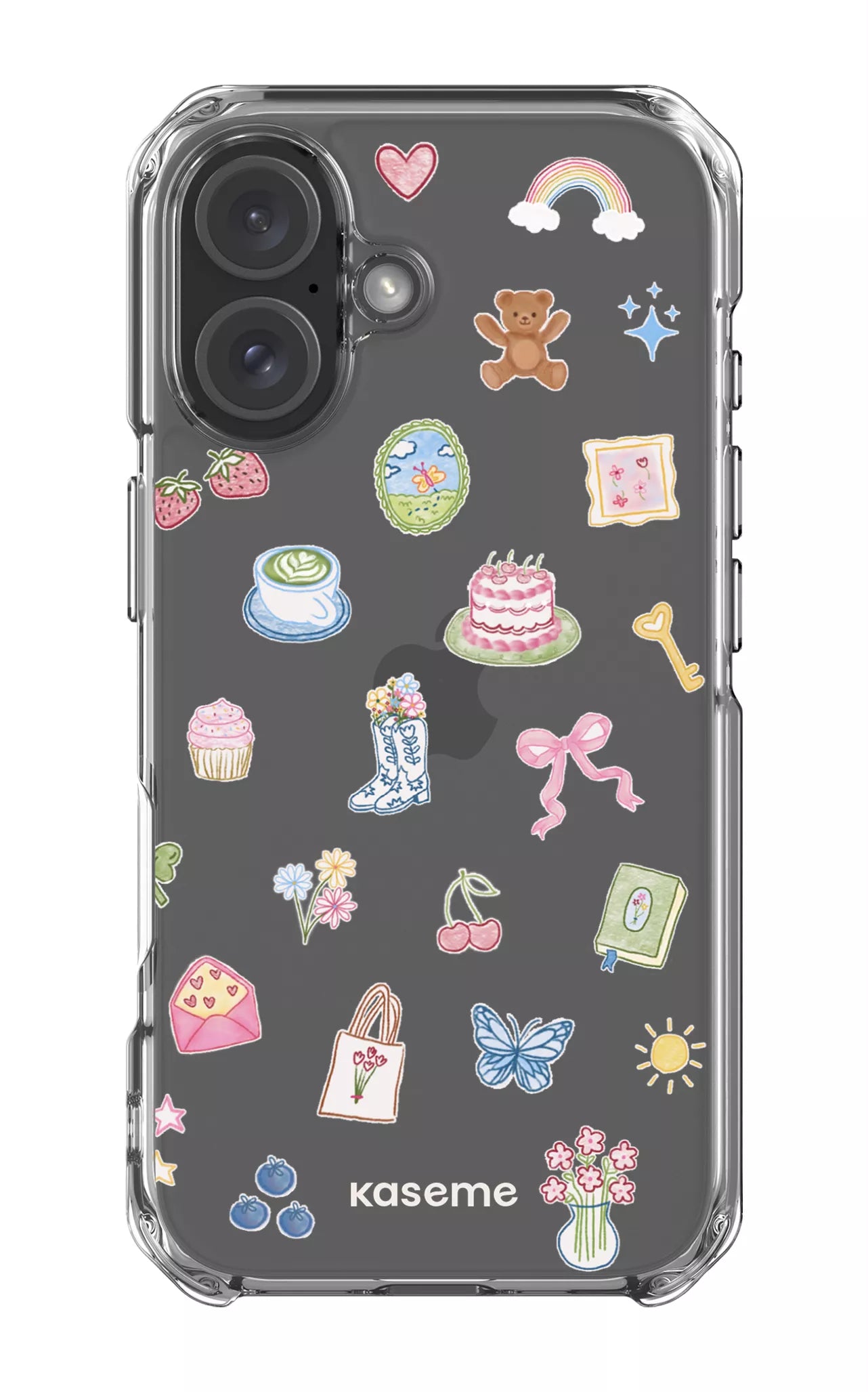 iPhone 16 Clear Case Poetry Clear Case -