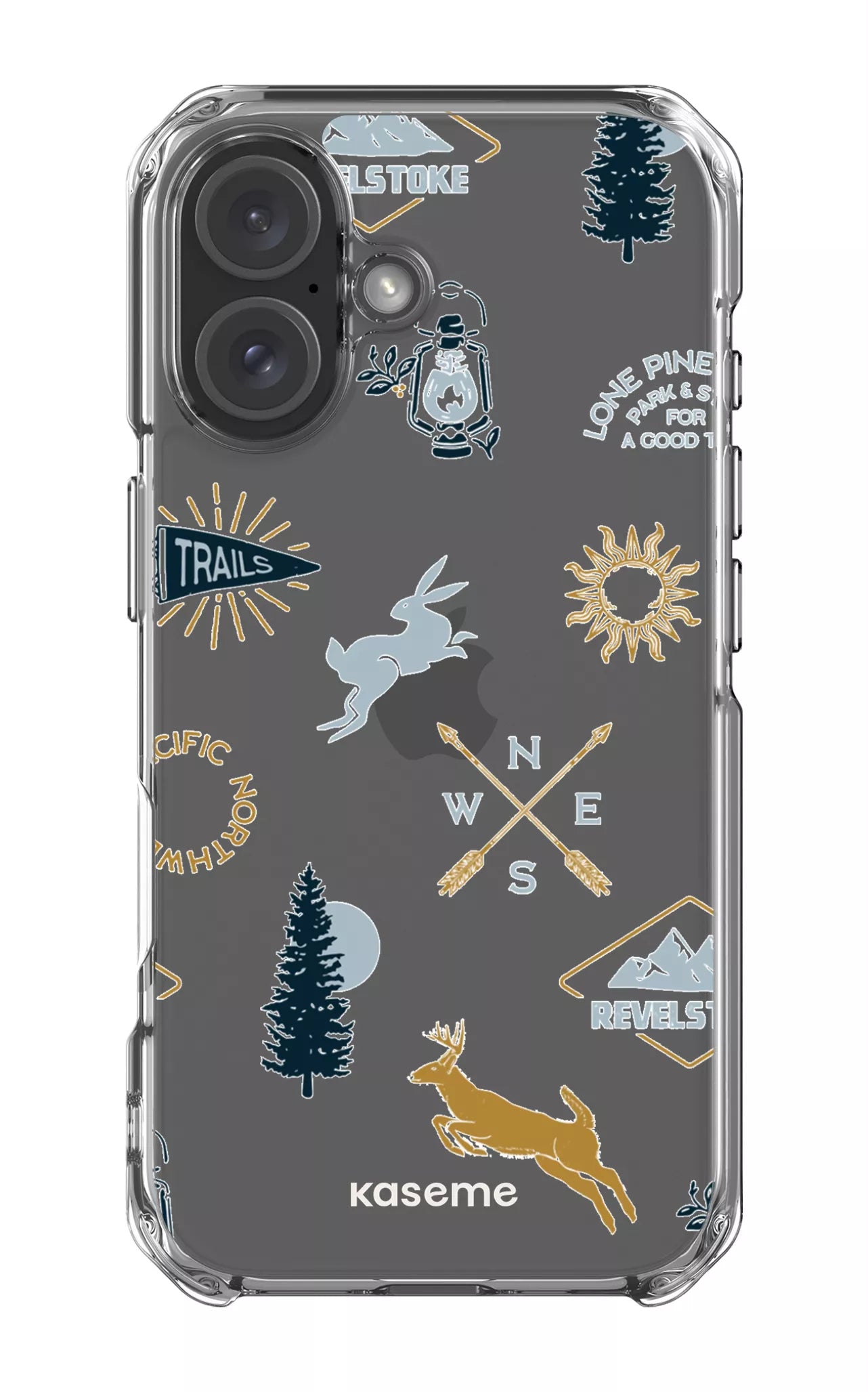 iPhone 16 Clear Case Revelstoke white Clear Case -