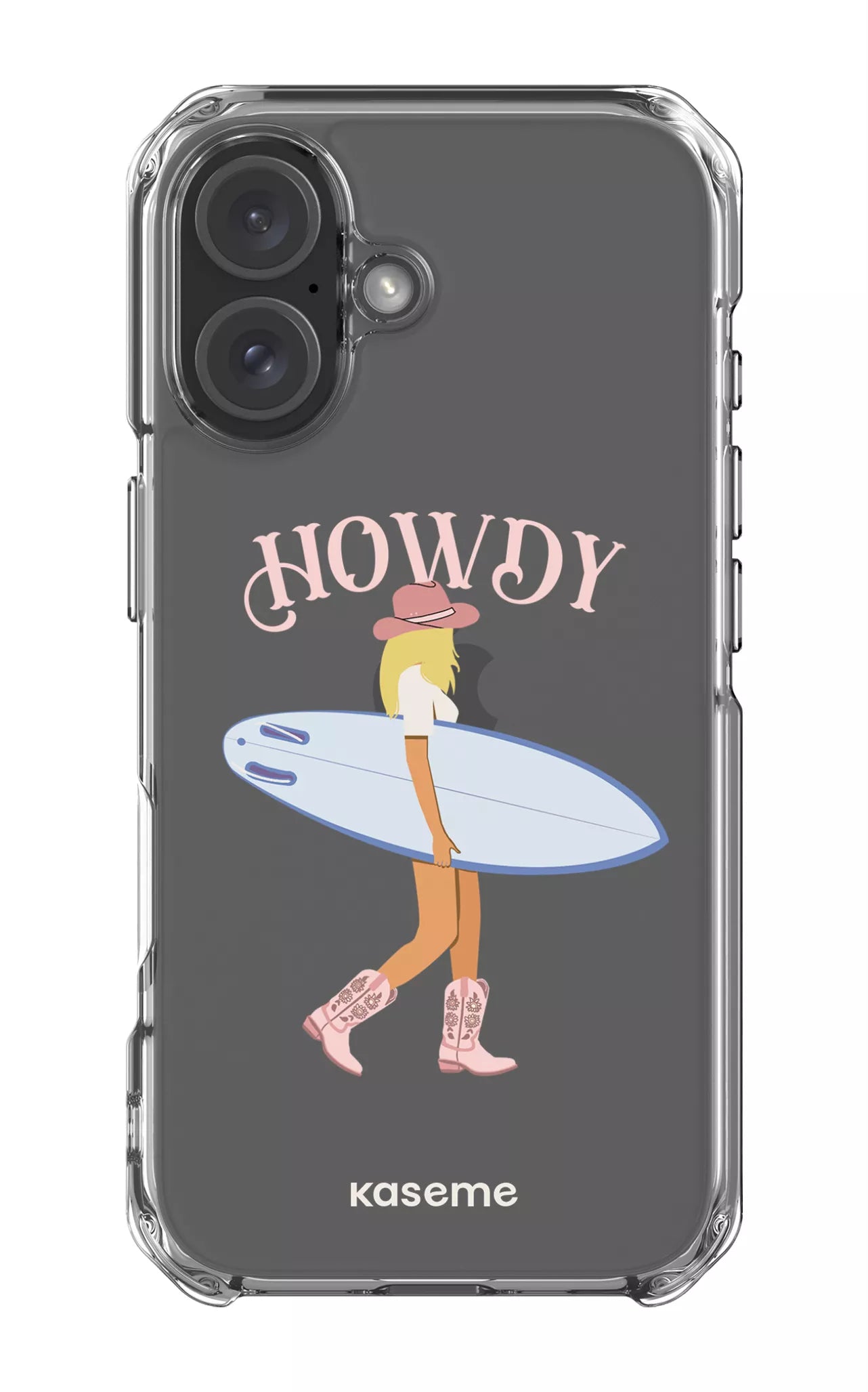 iPhone 16 Clear Case Westsea Pink Clear Case -