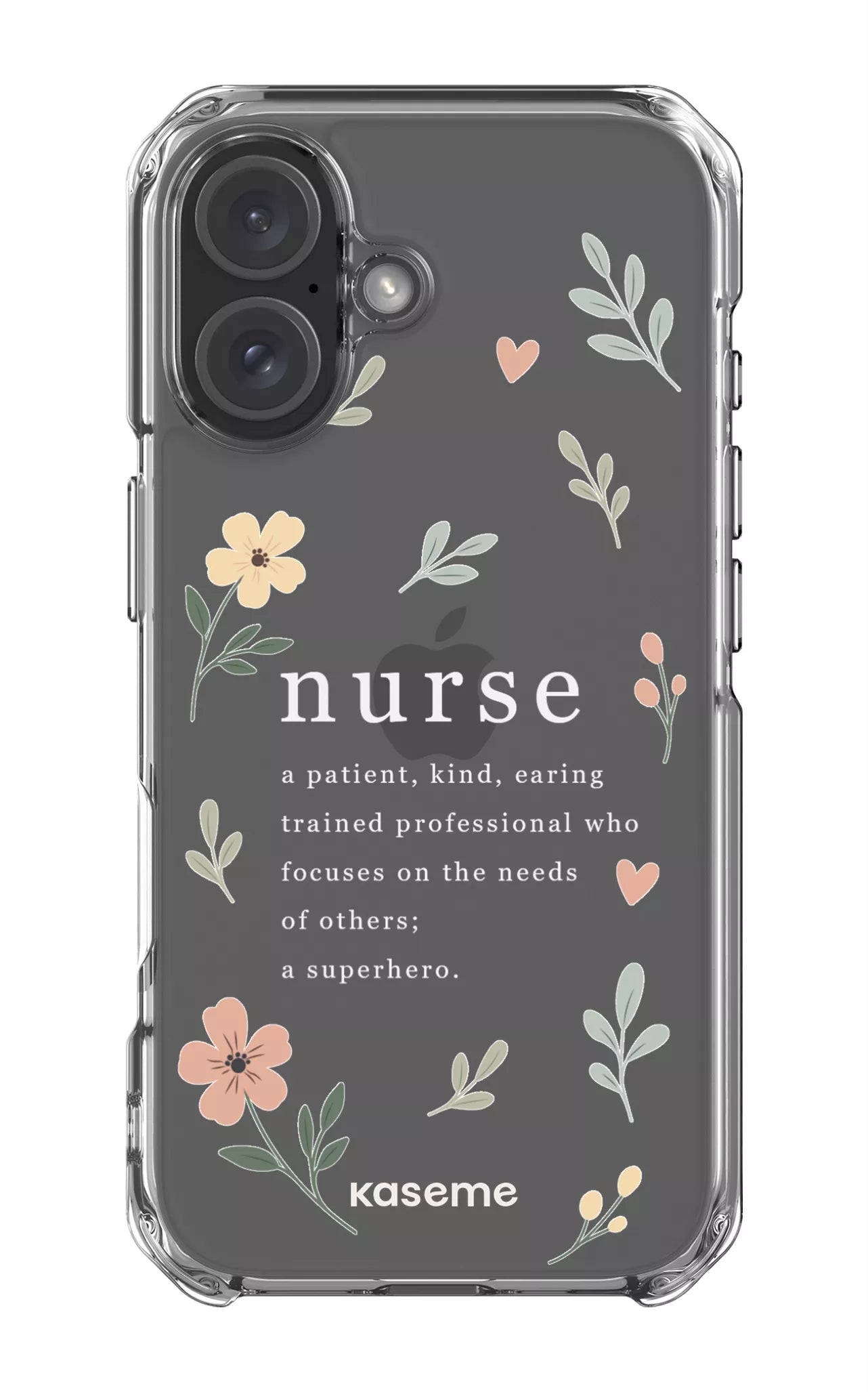 iPhone 16 Clear Case With Heart Clear Case -