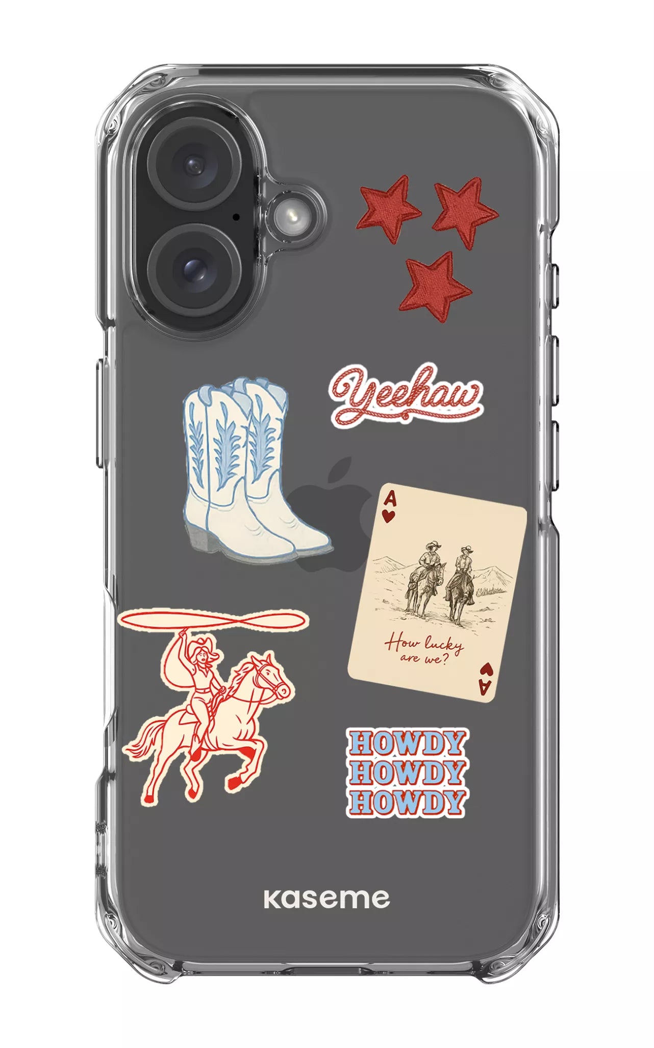 iPhone 16 Clear Case Yeehaw Clear Case -
