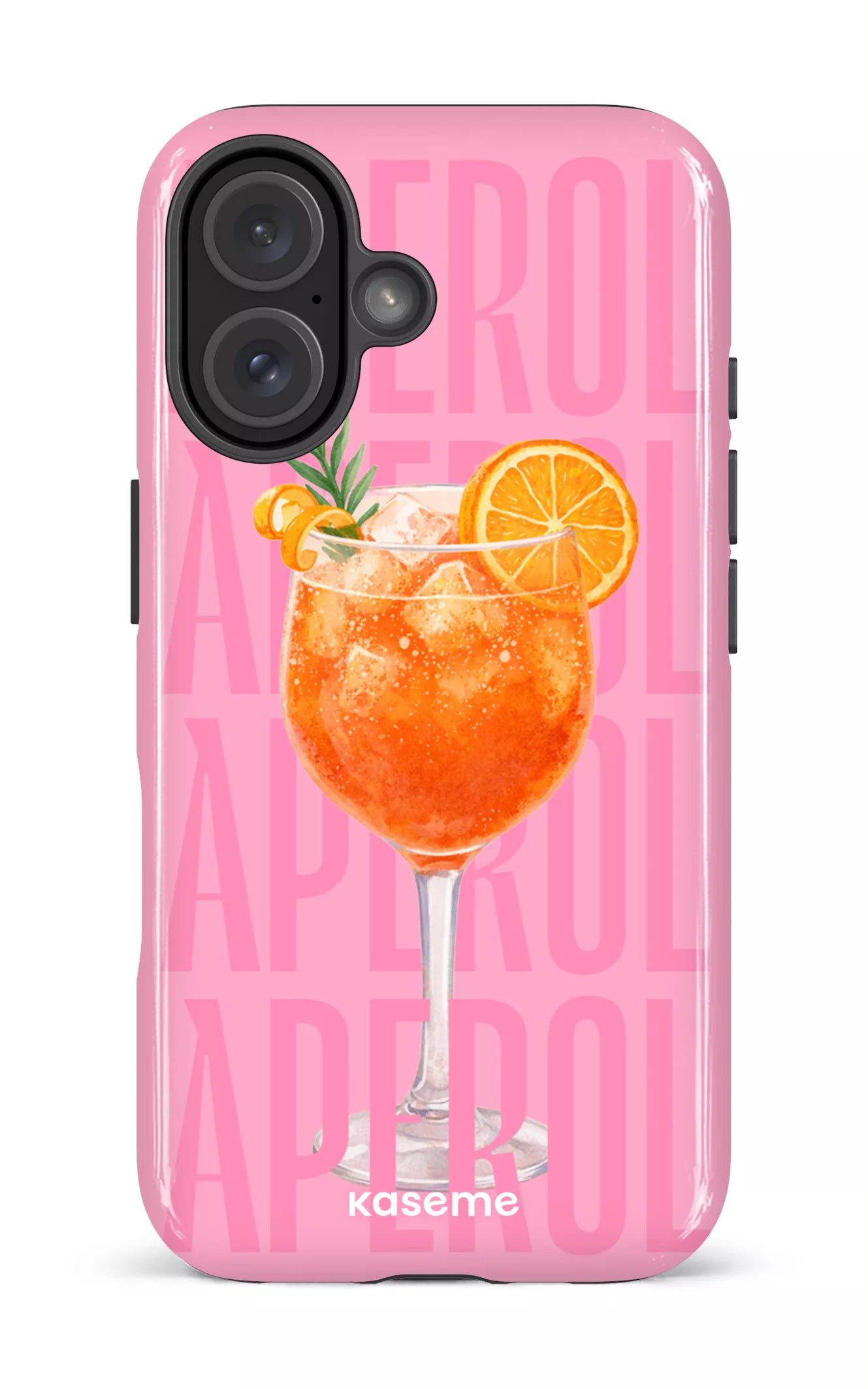 iPhone 16 Impact Case Aperol Sunset Pink -