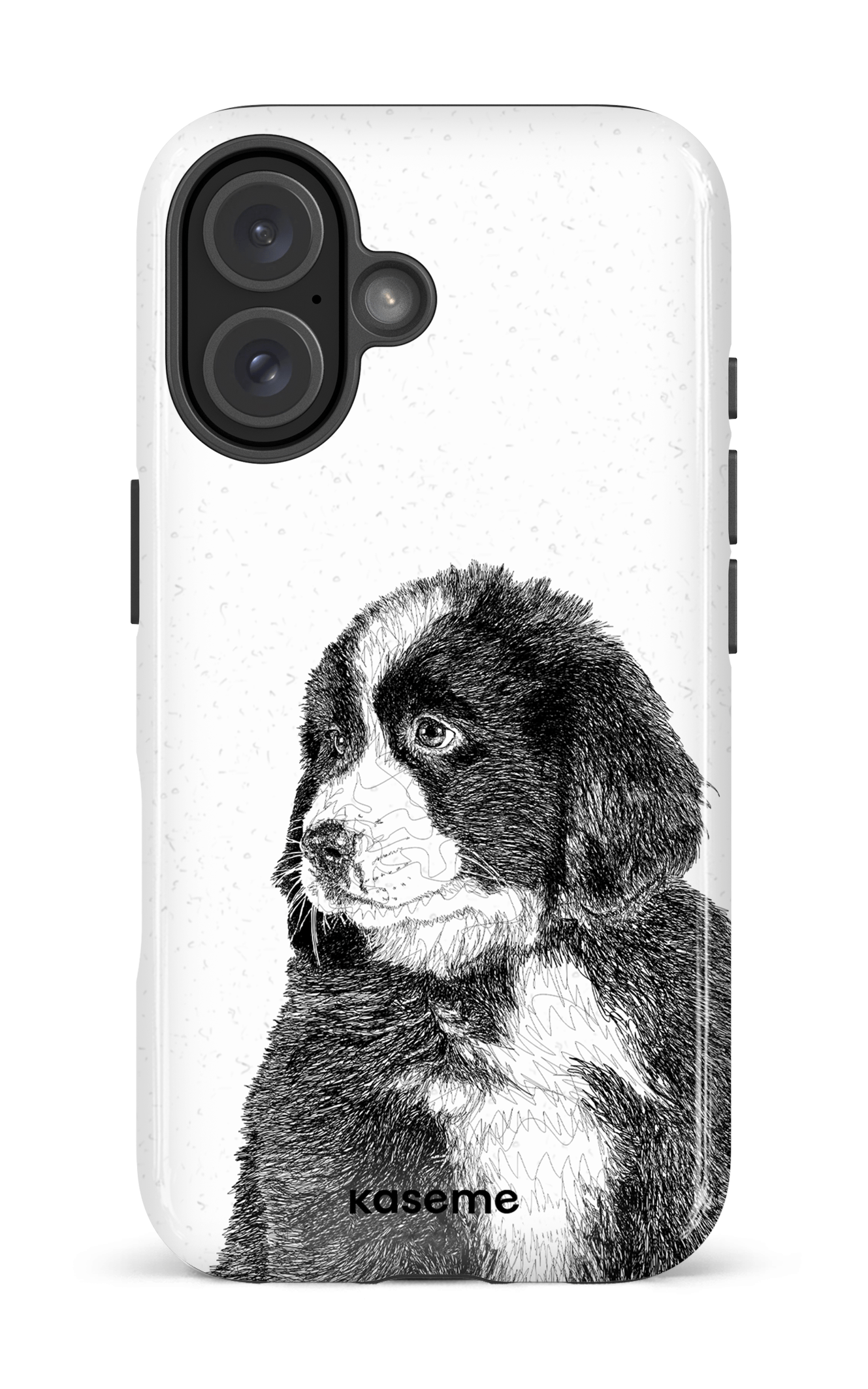 iPhone 16 Impact Case Bernese Mountain Dog -