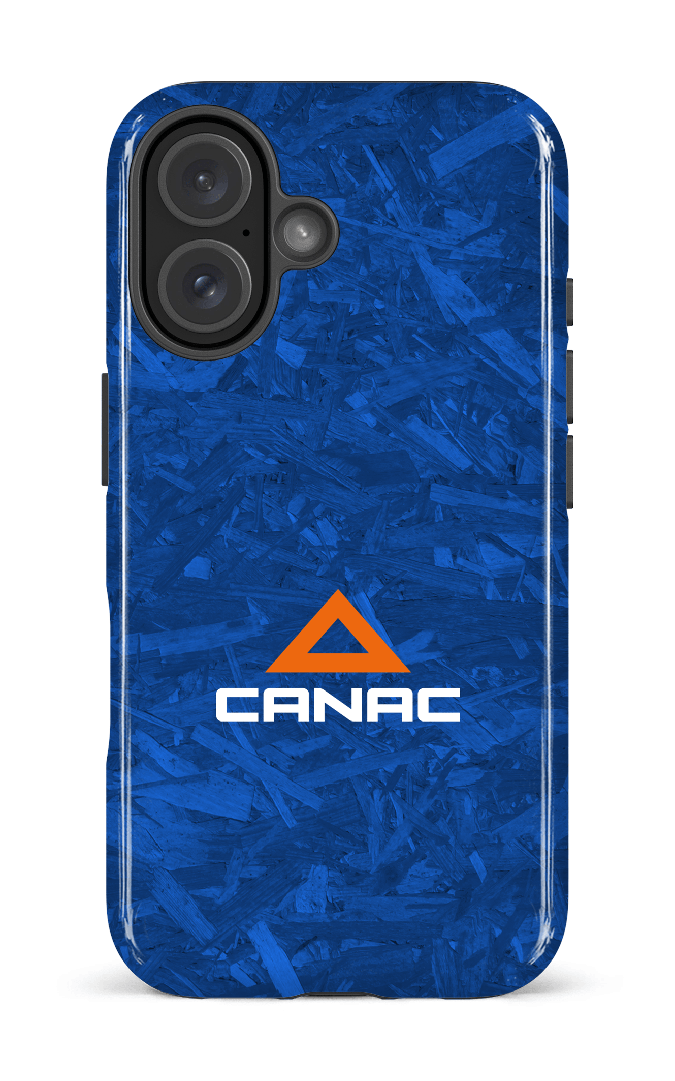 iPhone 16 Impact Case Bois bleu par Canac -