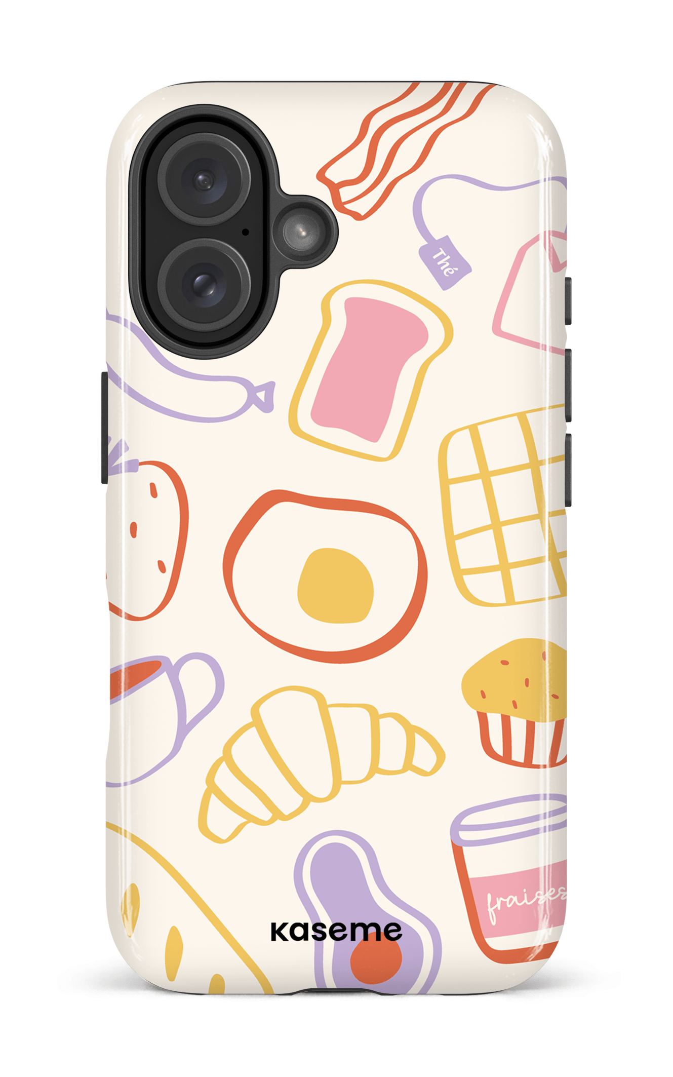 iPhone 16 Impact Case Breakfast all day -