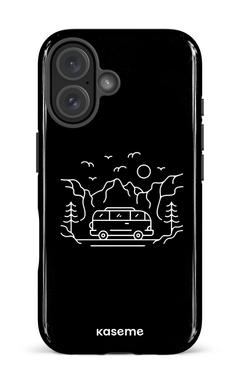 iPhone 16 Impact Case Camp life black -