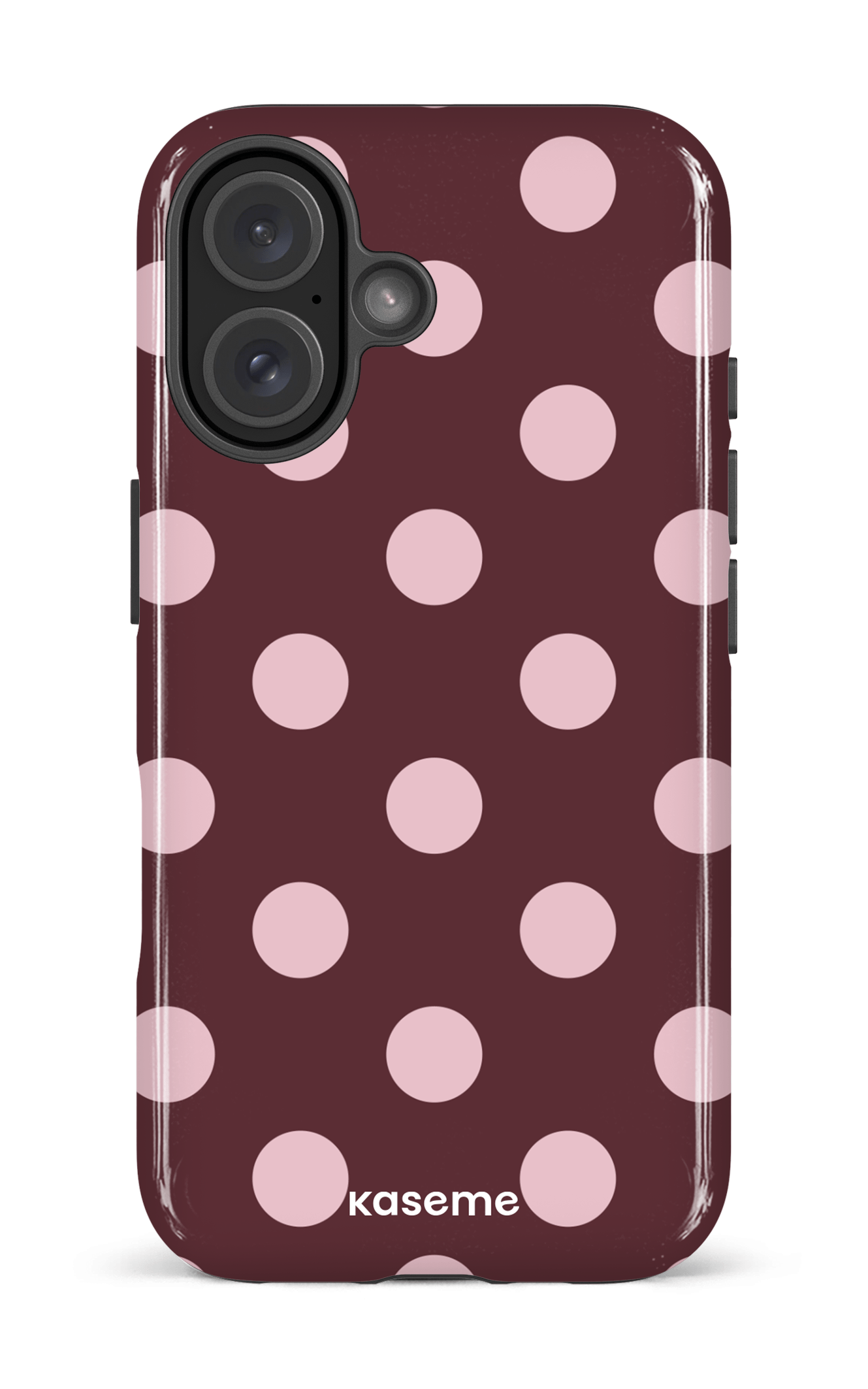 iPhone 16 Impact Case Couture Burgundy -