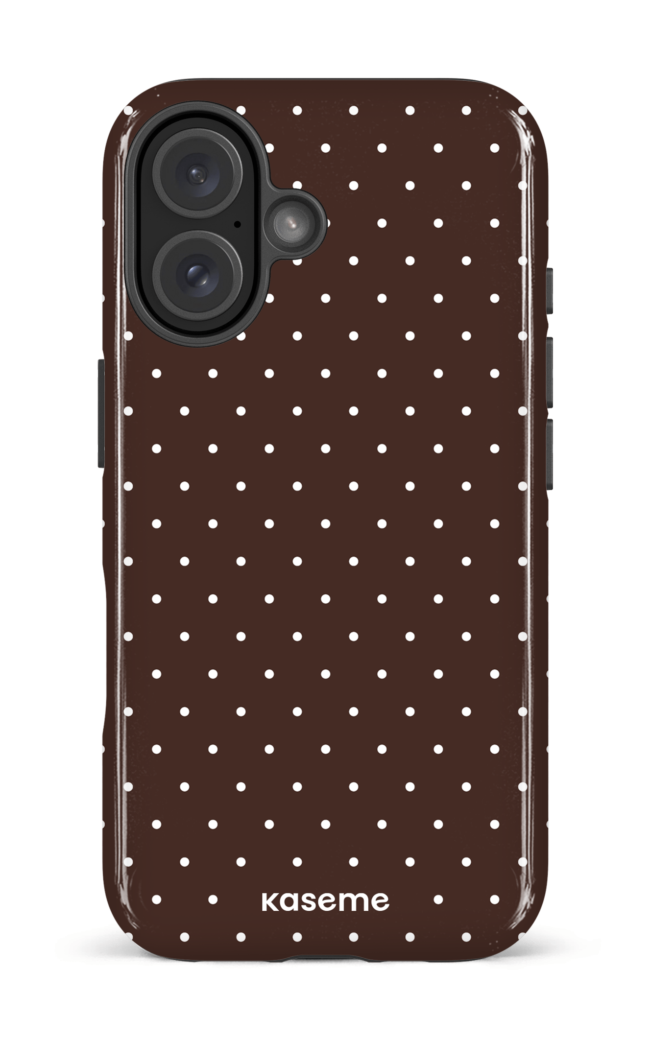 iPhone 16 Impact Case Ditsy Brown -