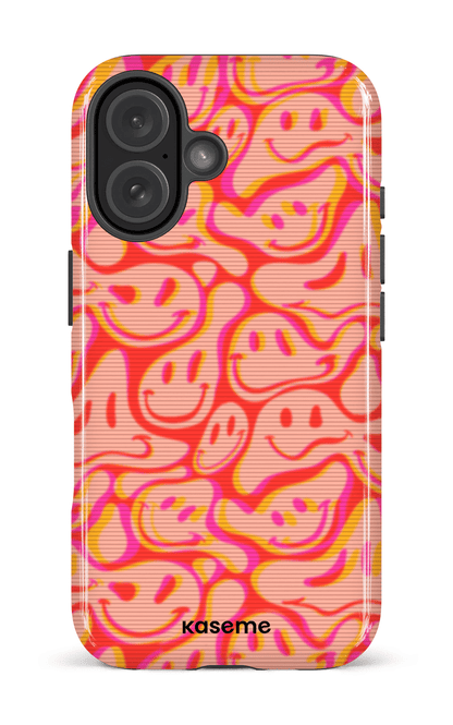 iPhone 16 Impact Case Dystopia red -