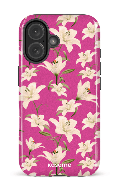 iPhone 16 Impact Case Eleanor Raspberry -