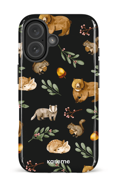 iPhone 16 Impact Case Furry Forest -