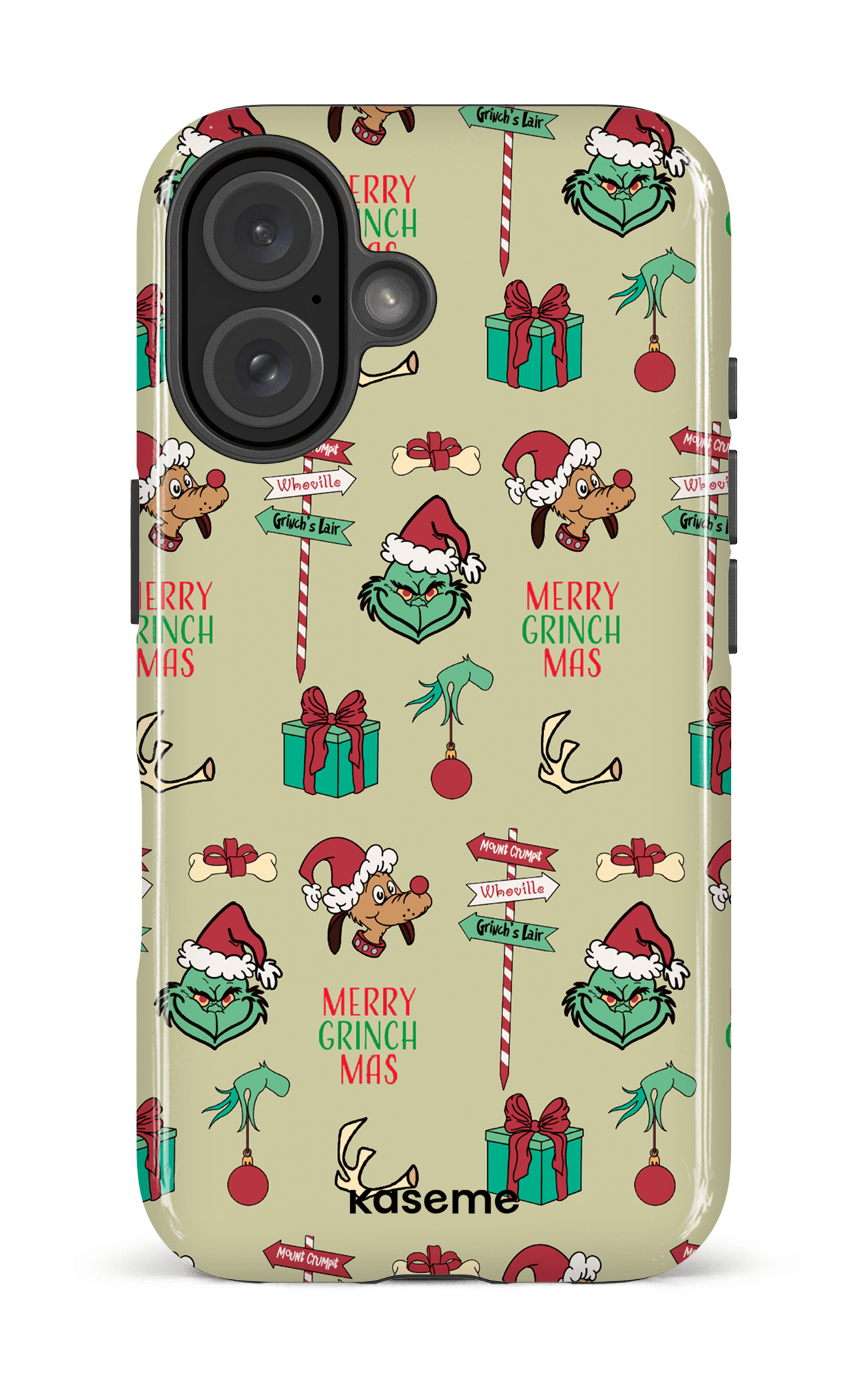 iPhone 16 Impact Case Grinchmas -