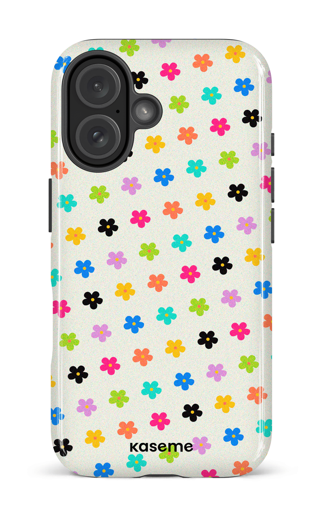 iPhone 16 Impact Case Joyful Flowers -