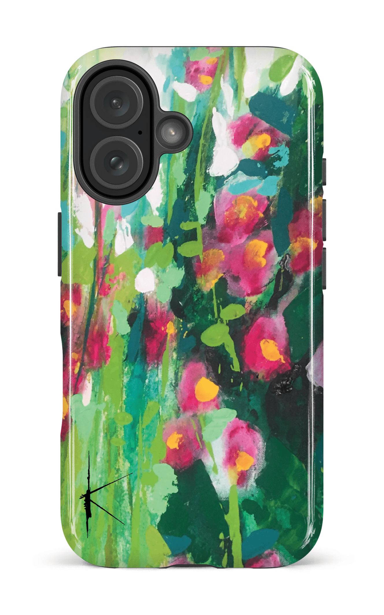 iPhone 16 Impact Case La Rose Trémière par Kristine Girard -