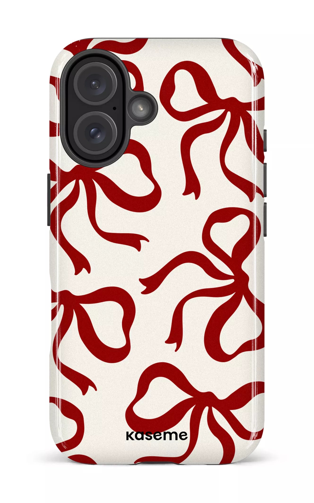 iPhone 16 Impact Case Lace Burgundy -