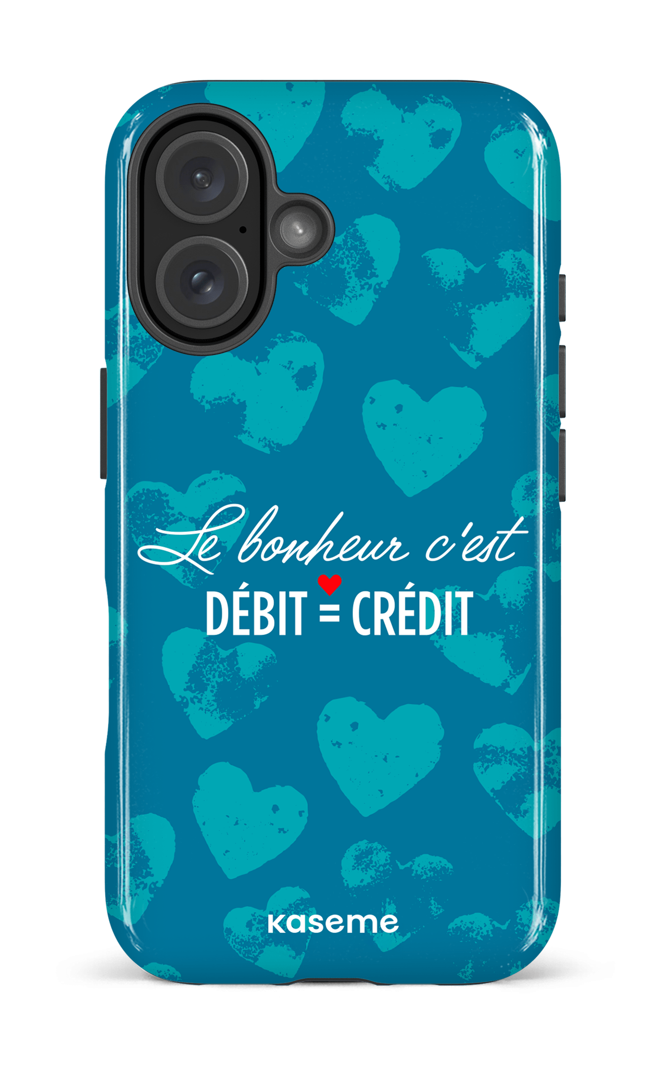 iPhone 16 Impact Case Le bonheur c'est débit = crédit -