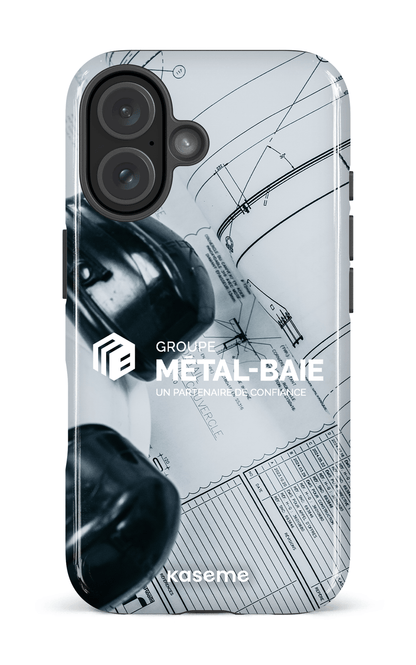 iPhone 16 Impact Case Le plan par Métal-Baie -